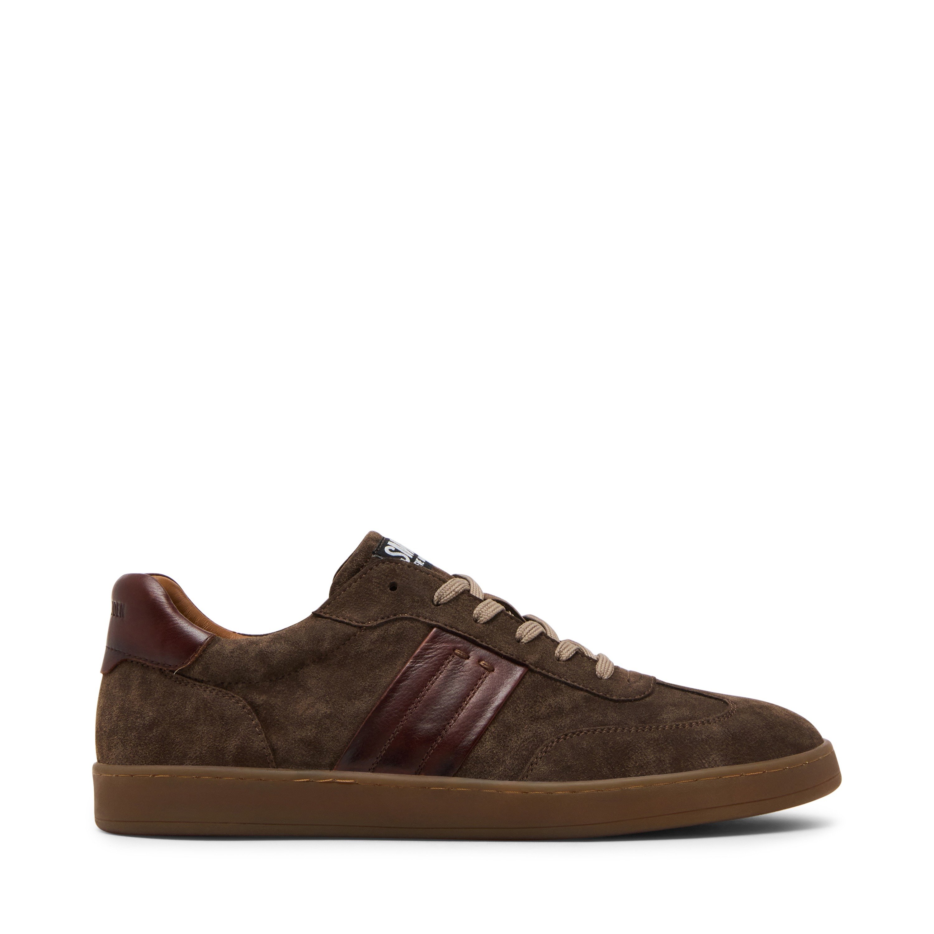 Partial Brown Suede Sneakers