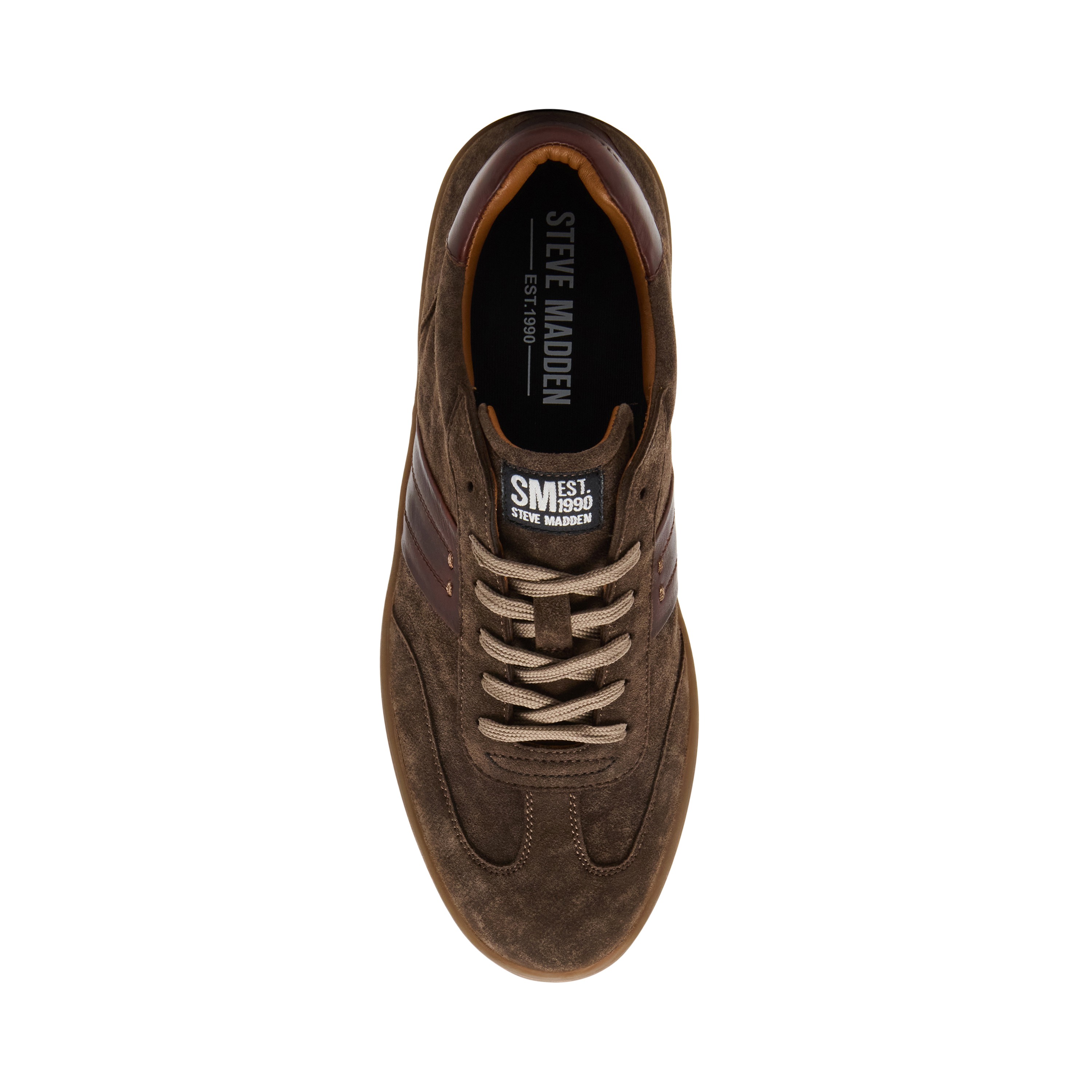 Partial Brown Suede Sneakers