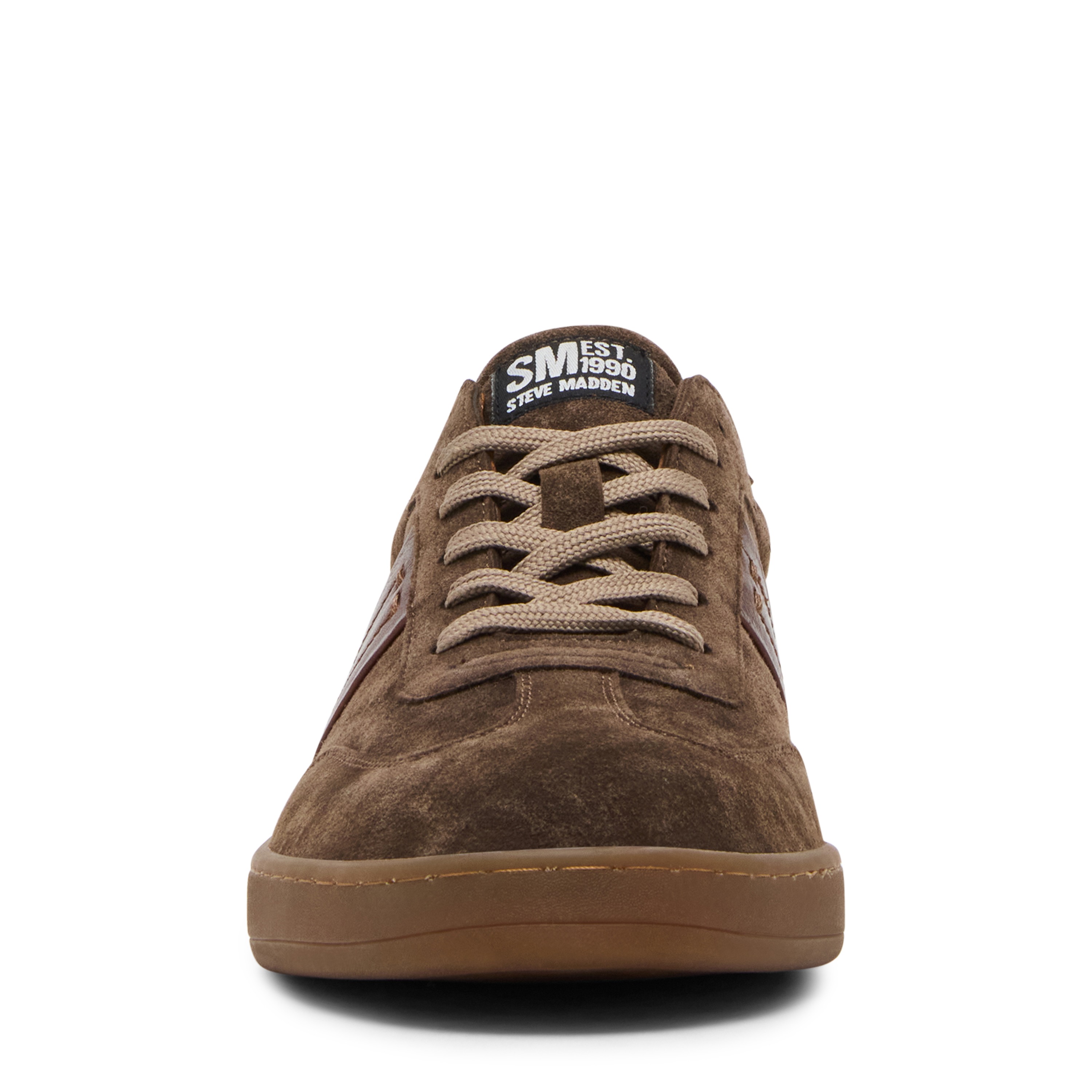 Partial Brown Suede Sneakers