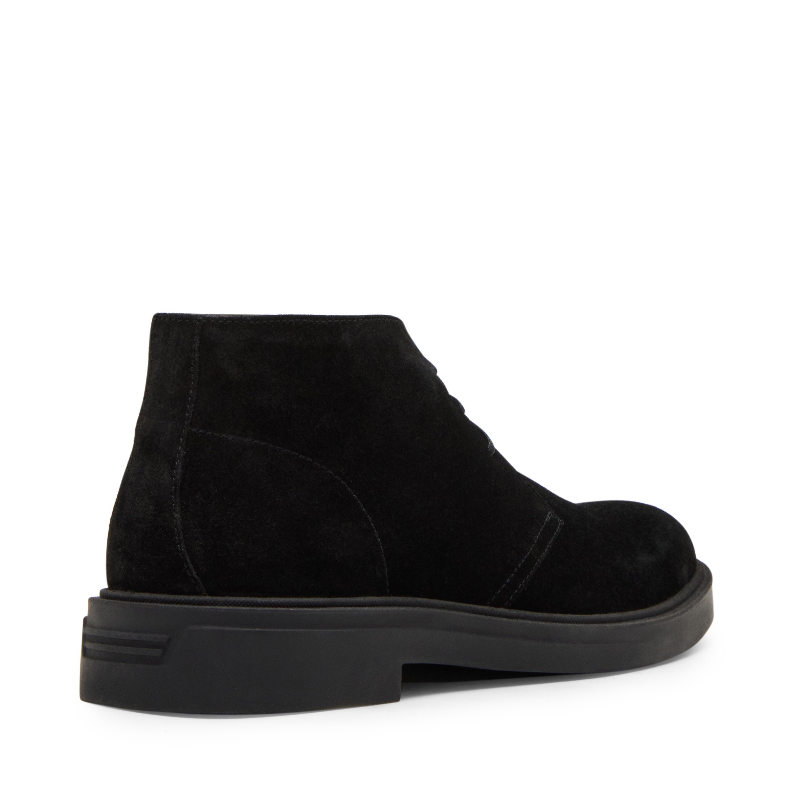 Randall Black Suede Boots