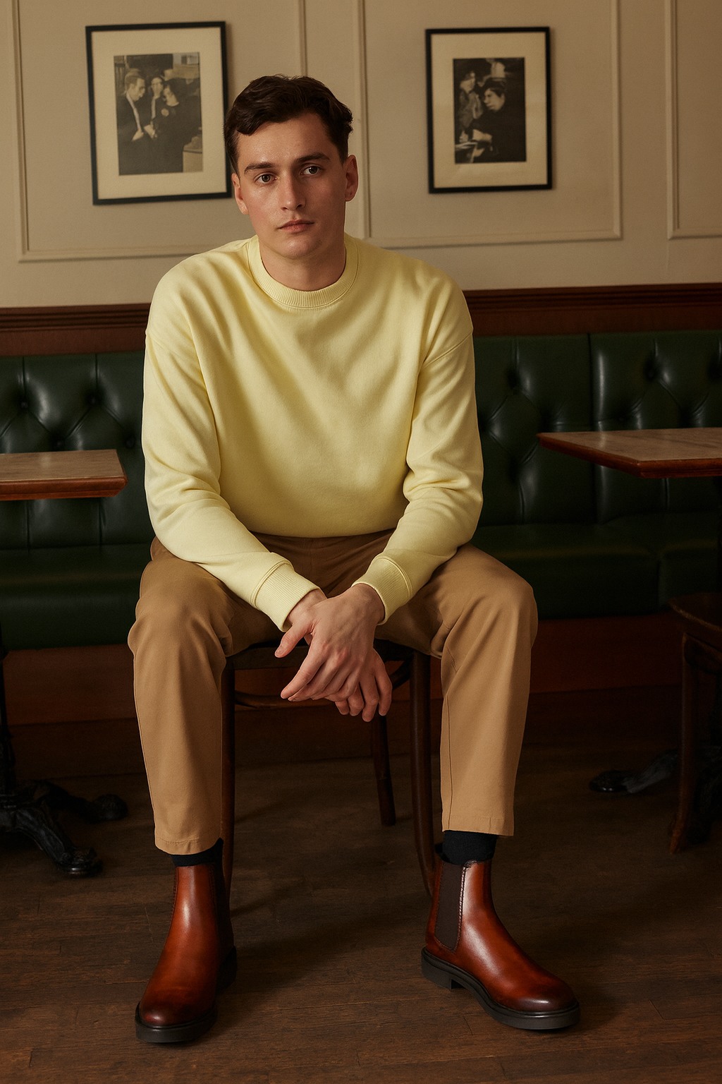 Raspie Tan Leather Boots