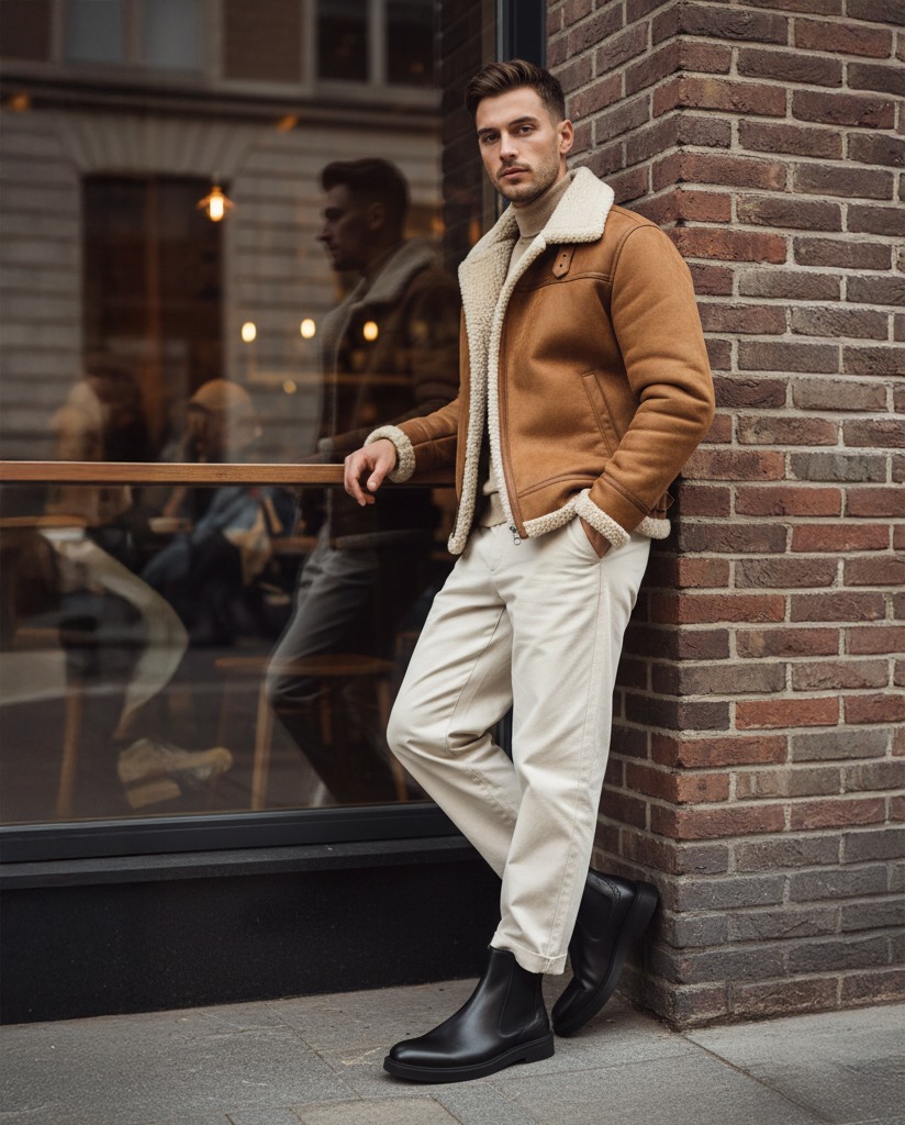 Raspie Black Leather Boots