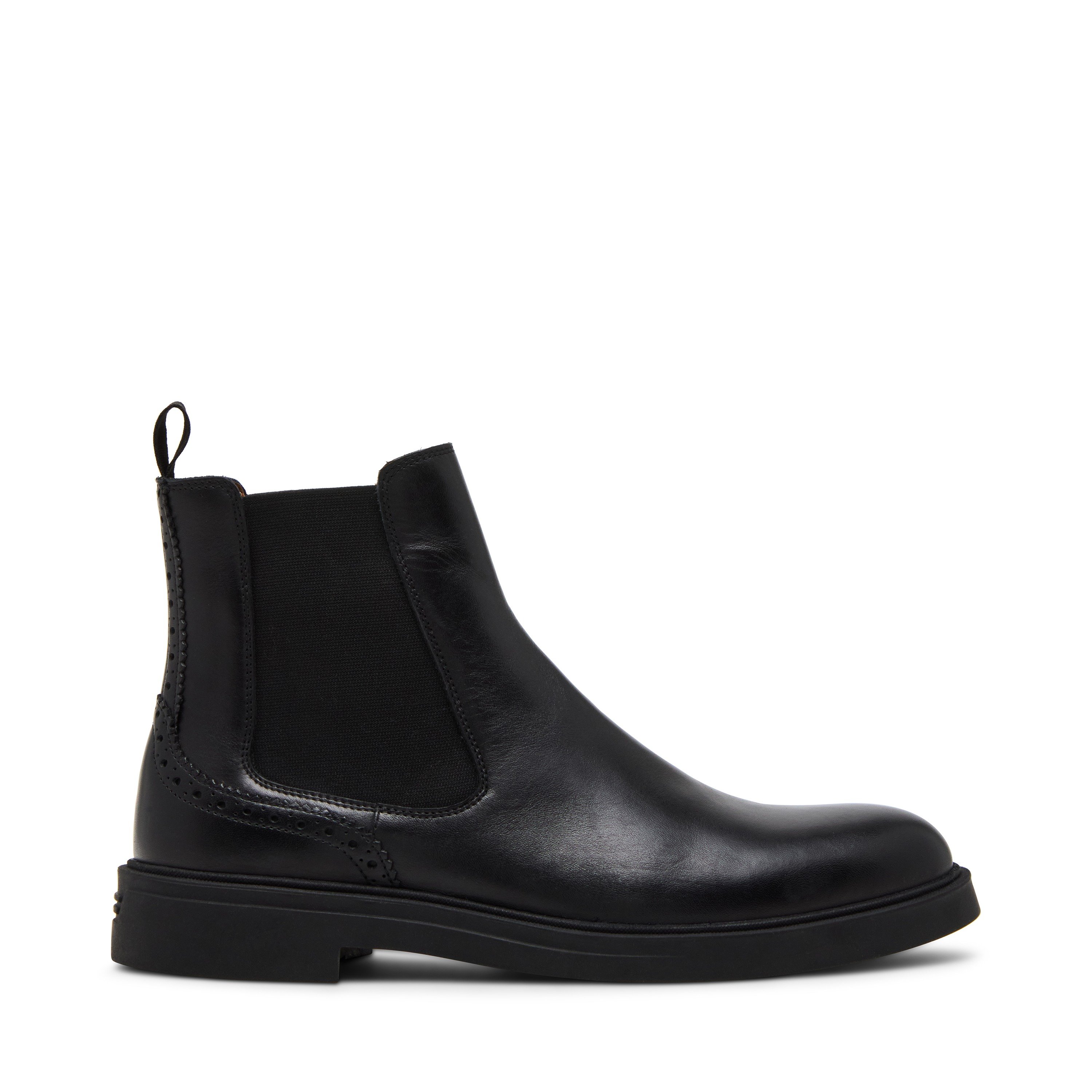 Raspie Black Leather Boots