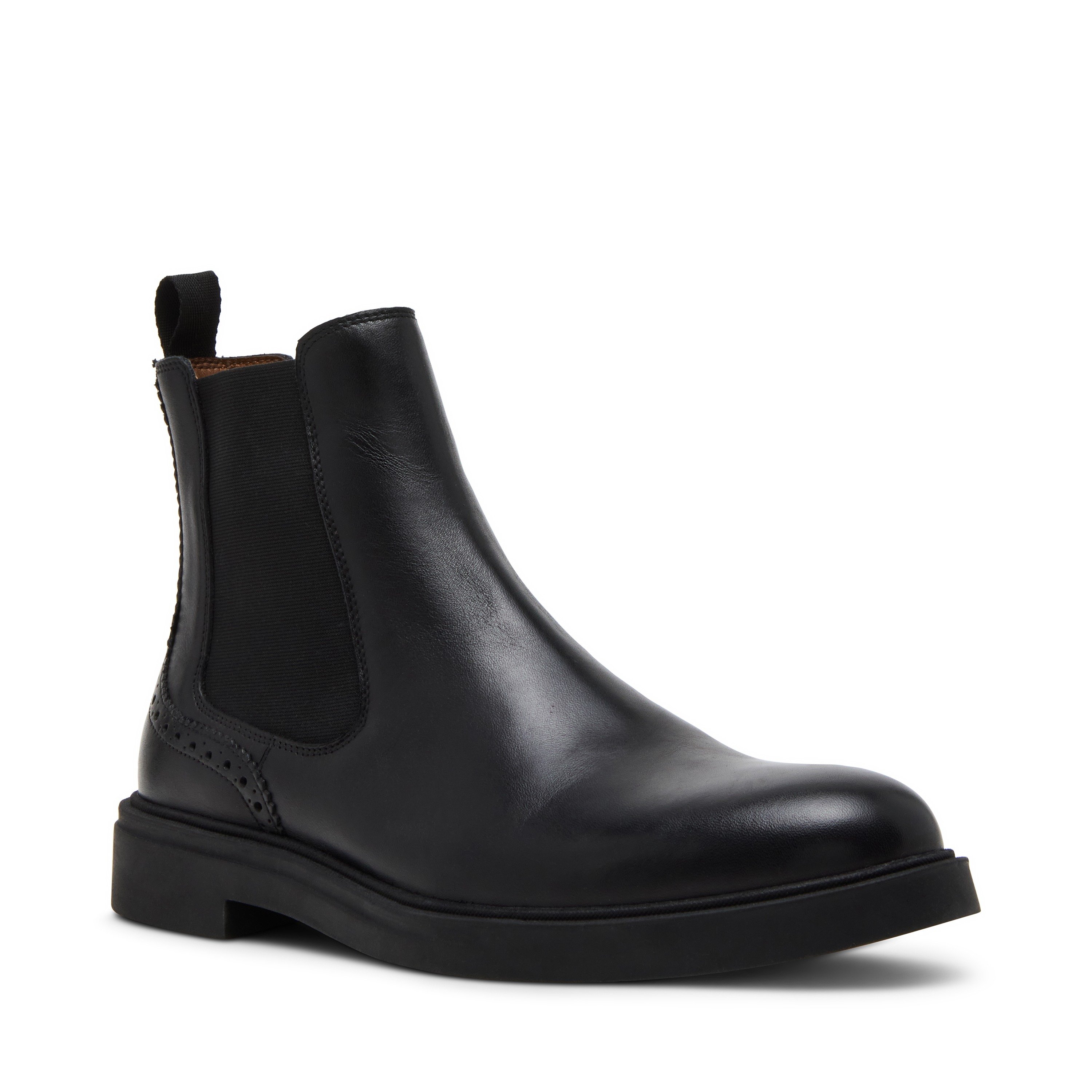 Raspie Black Leather Boots