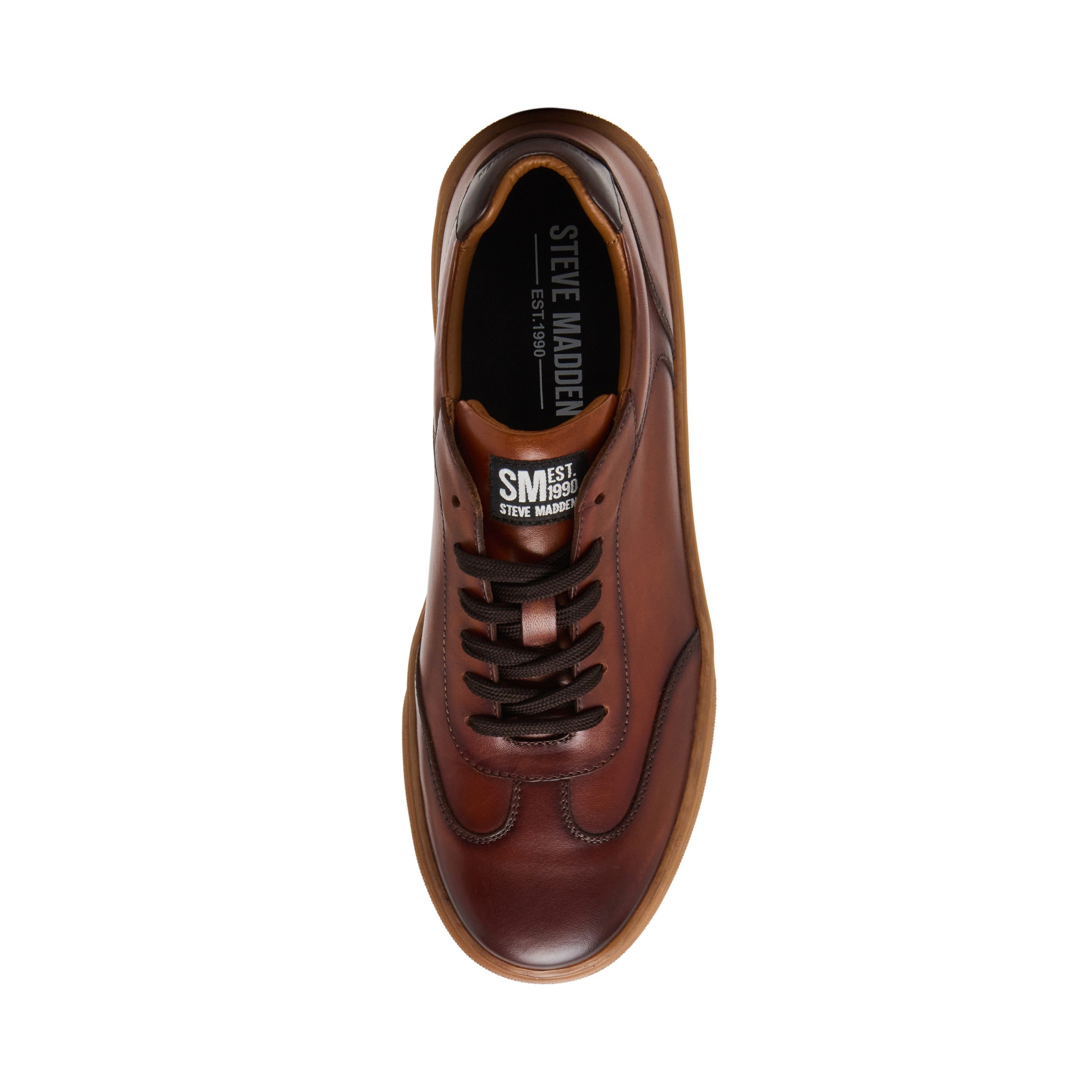 Sellmell Tan Leather Sneakers