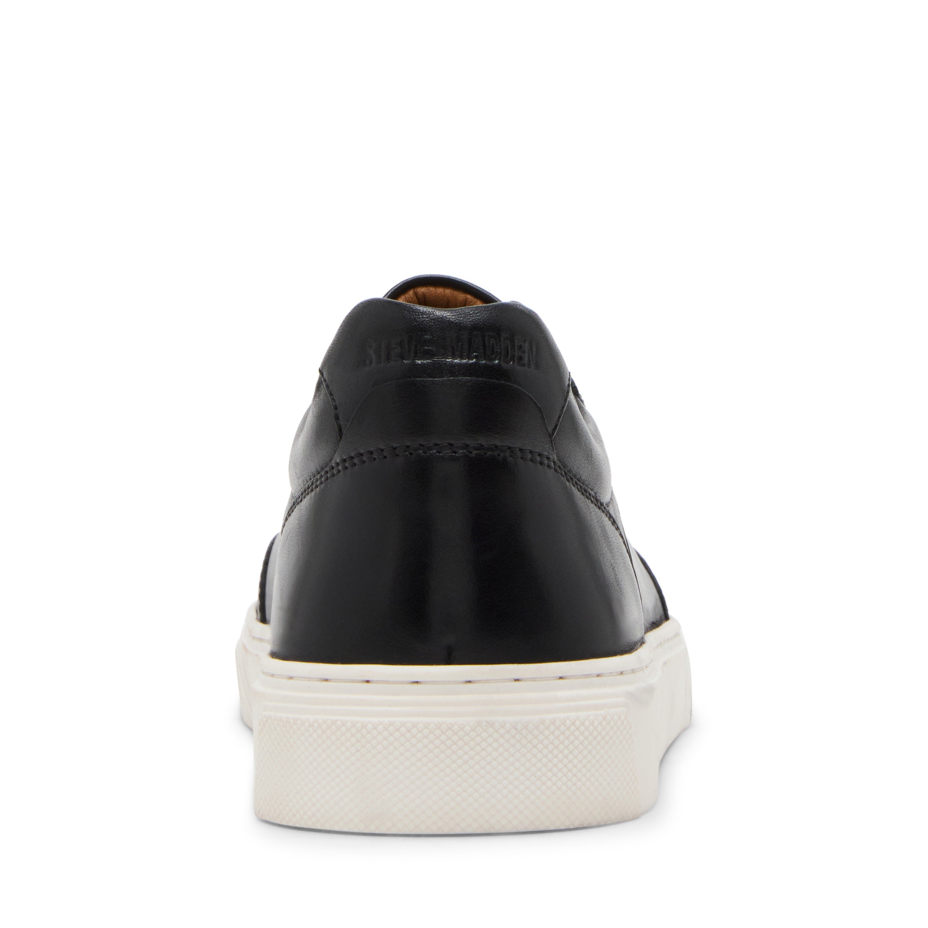 Sellmell Black Leather Sneakers