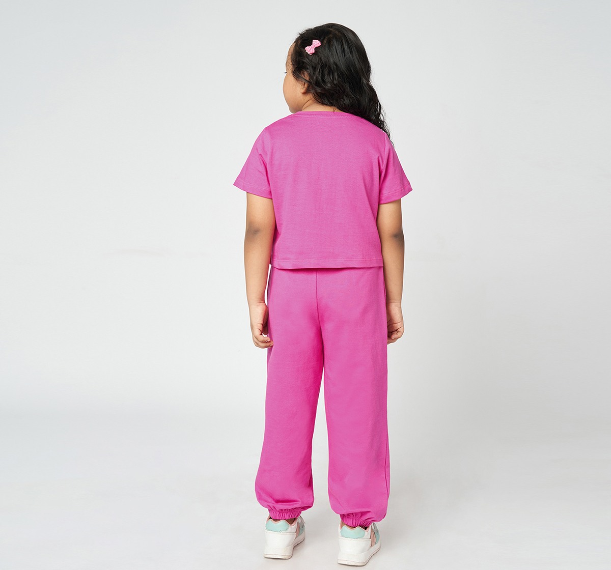 Ed-a-Mamma Girls Co-ordinate set solid  Pink