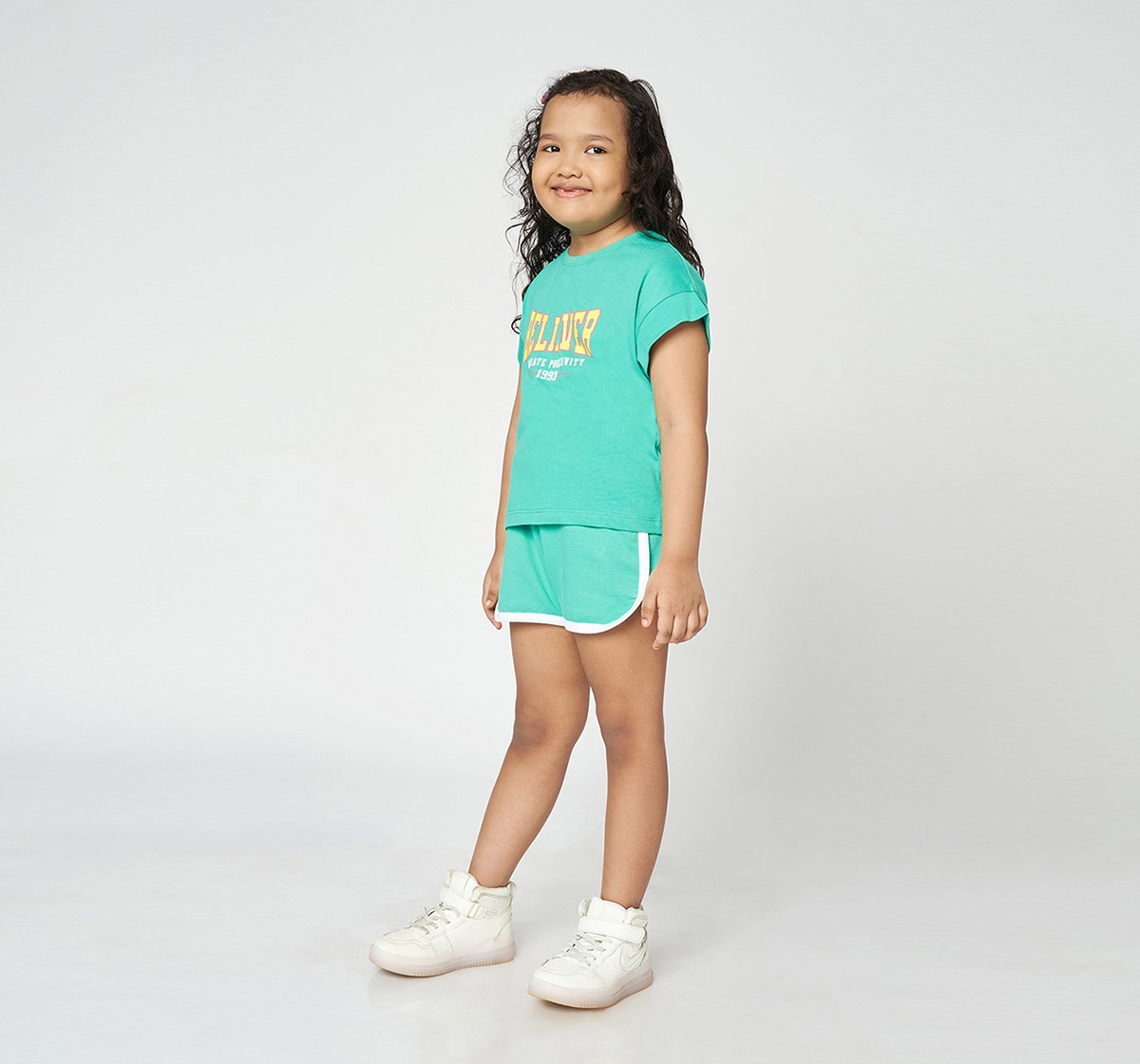 Ed-a-Mamma Girls Co-ordinate set solid  Green