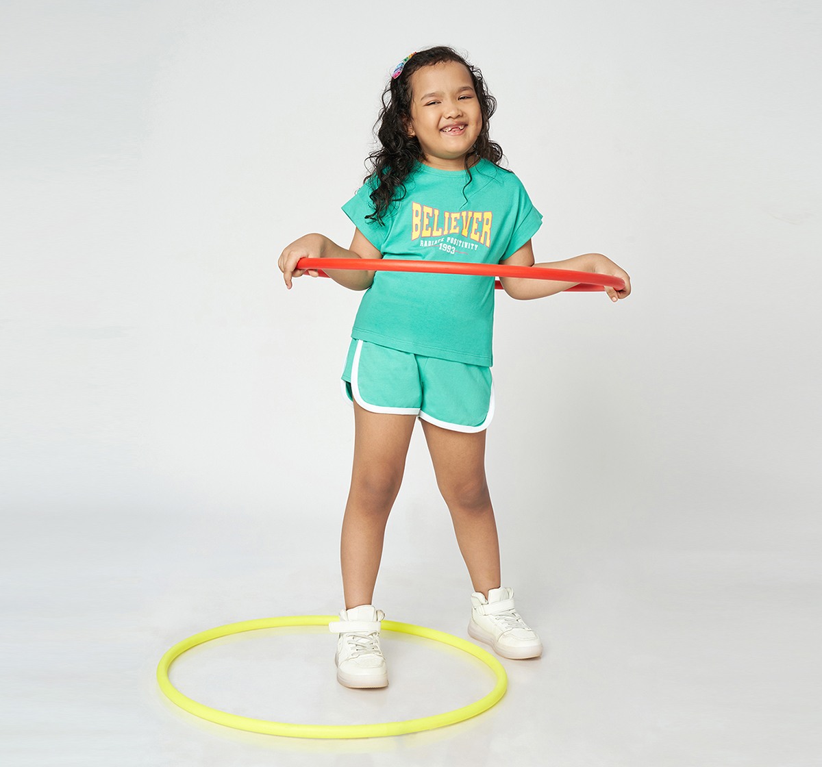 Ed-a-Mamma Girls Co-ordinate set solid  Green