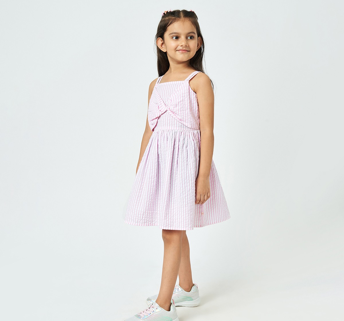 Ed-a-Mamma Girls Stripe Dress Pink
