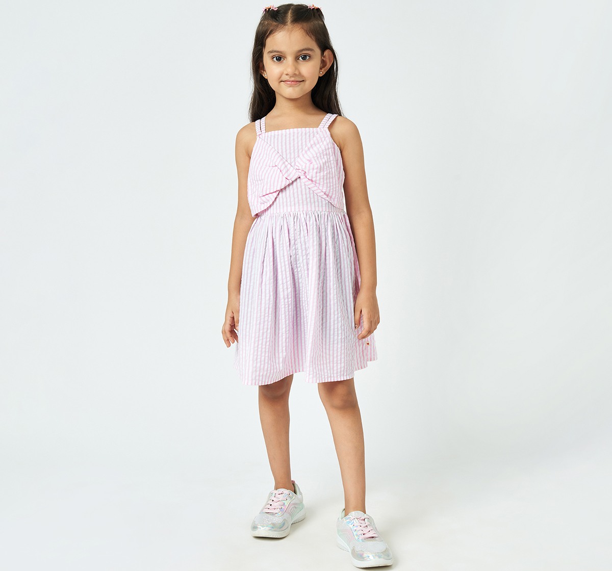 Ed-a-Mamma Girls Stripe Dress Pink