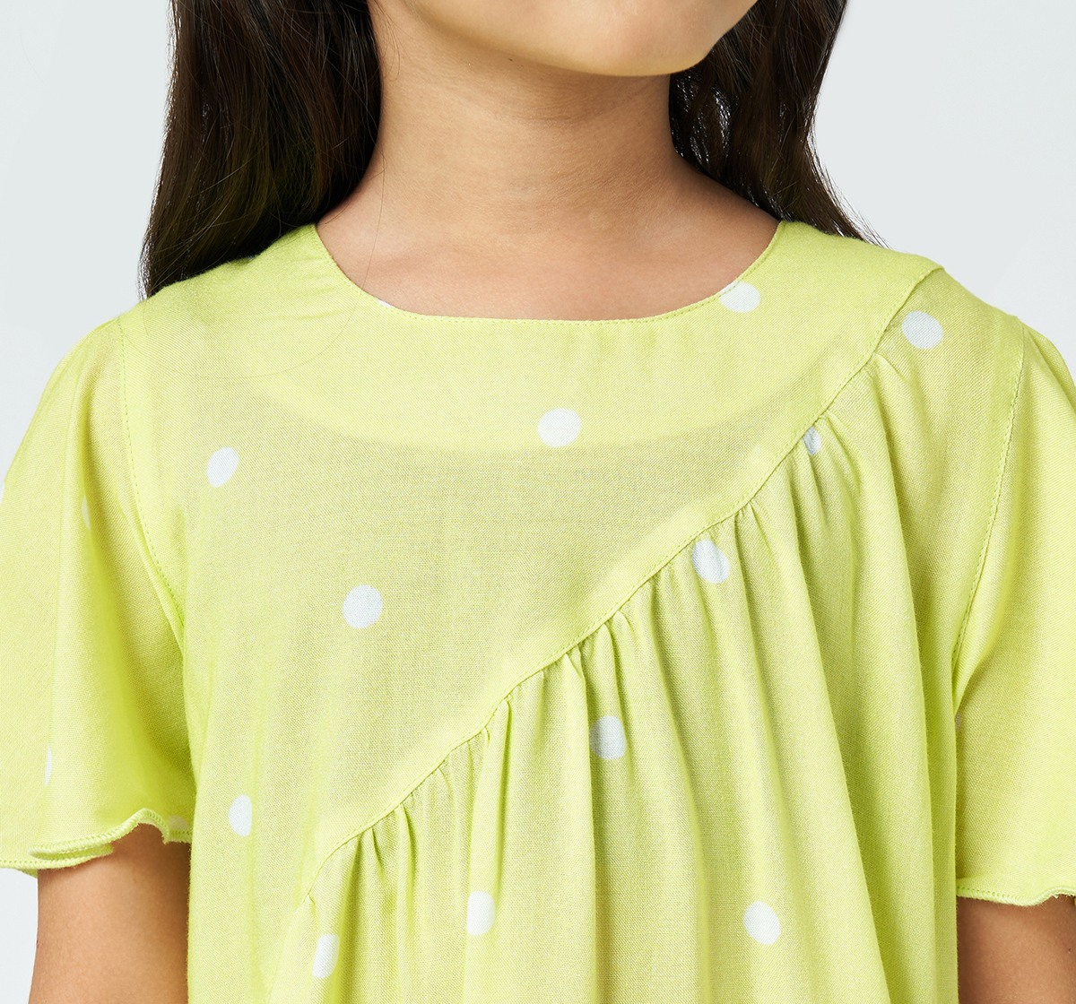 Ed-a-Mamma Girls Printed Dress Green
