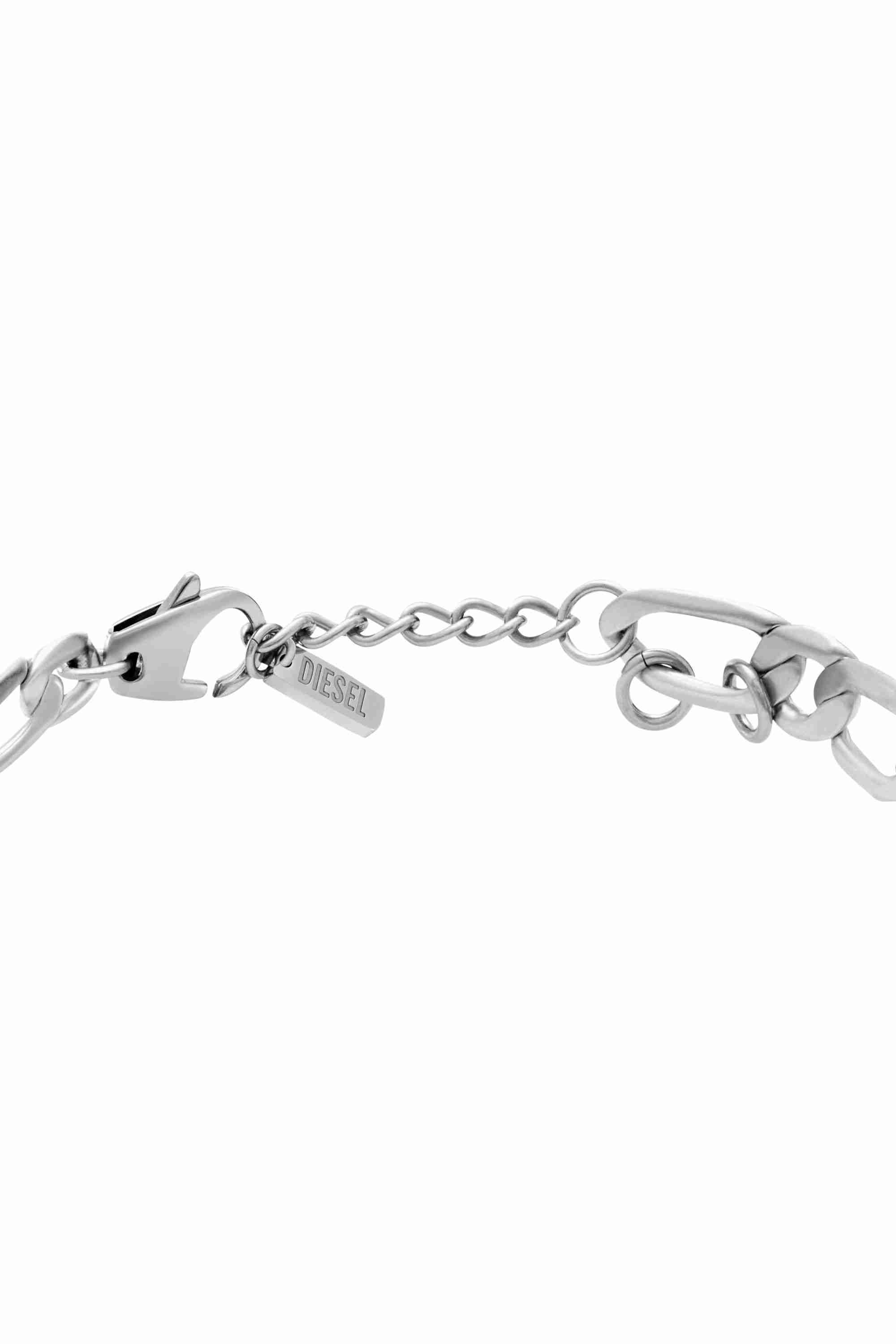 Black Stainless Steel and Brass Chain Bracelet