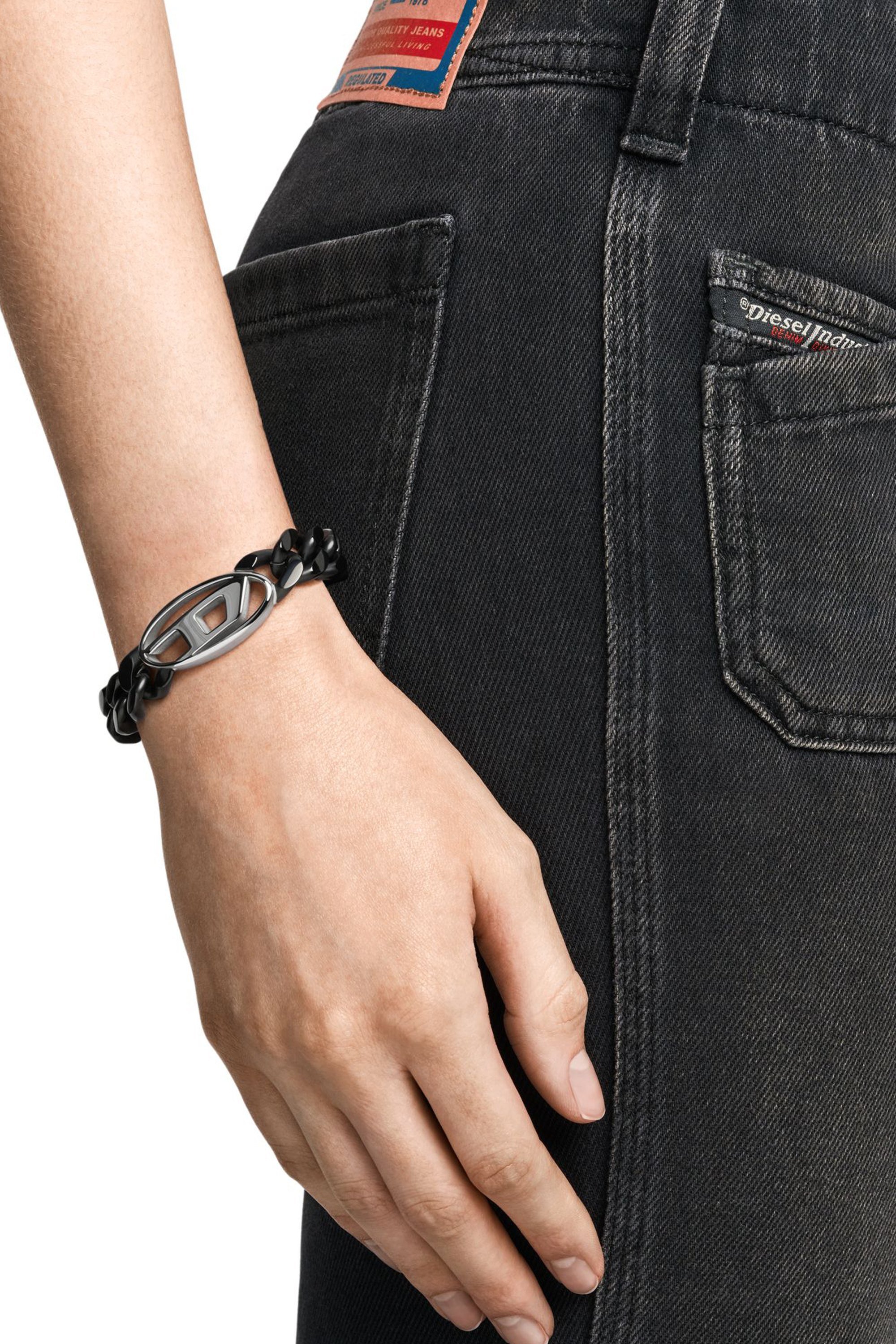 Black Stainless Steel Chain Bracelet