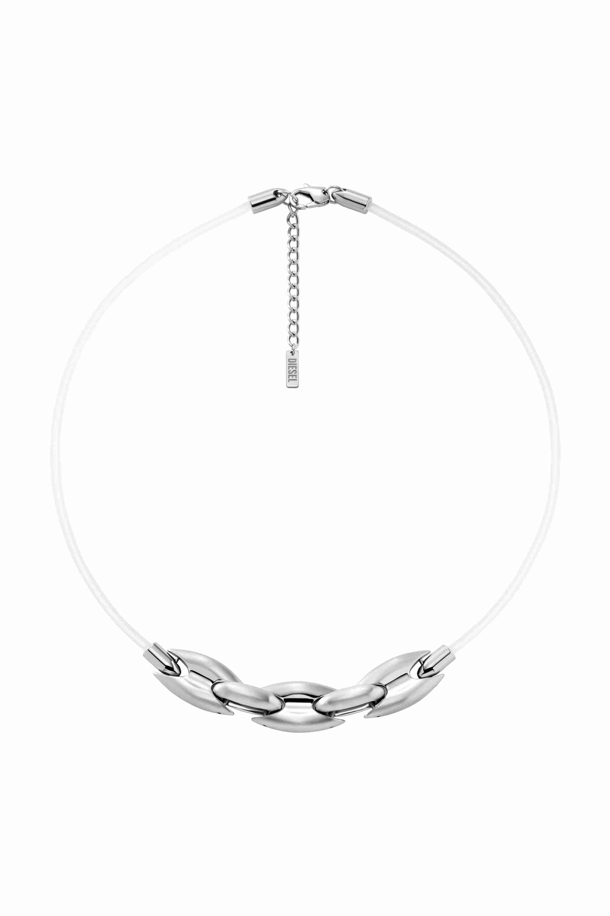 Black Stainless Steel and Silicone Metamorph Chain Necklace