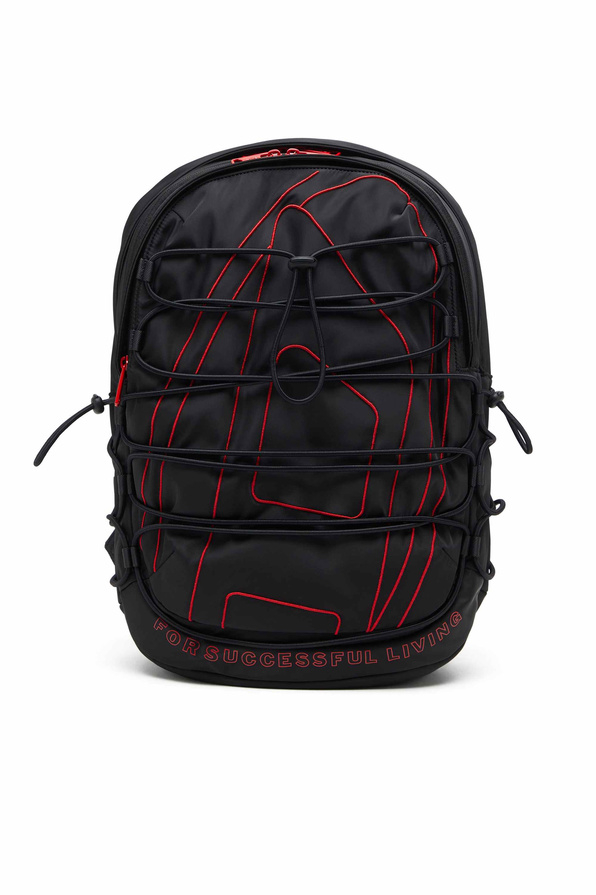 Black Tech-D-Nylon backpack with Oval D embroidery