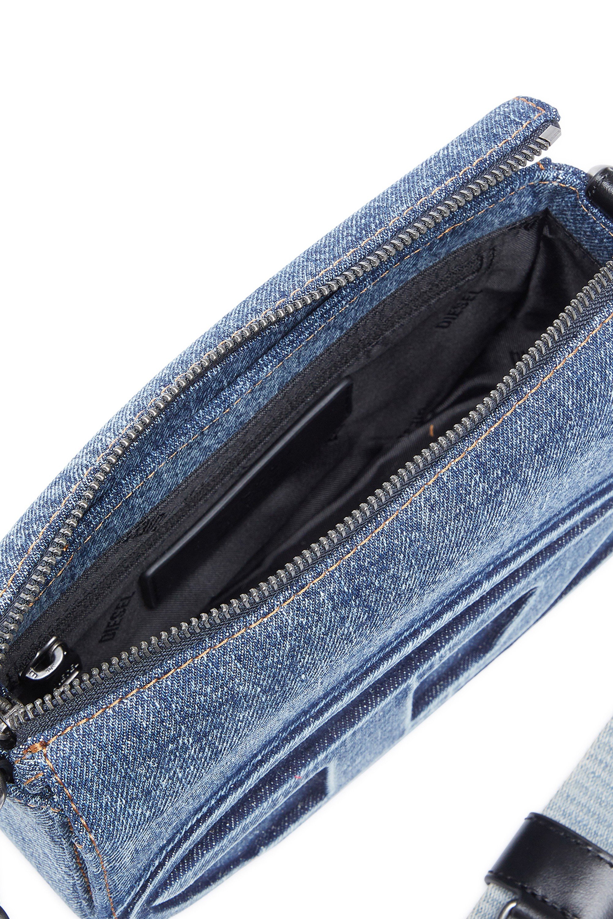 Blue 1DR Camera Bag-Camera bag in solarised denim