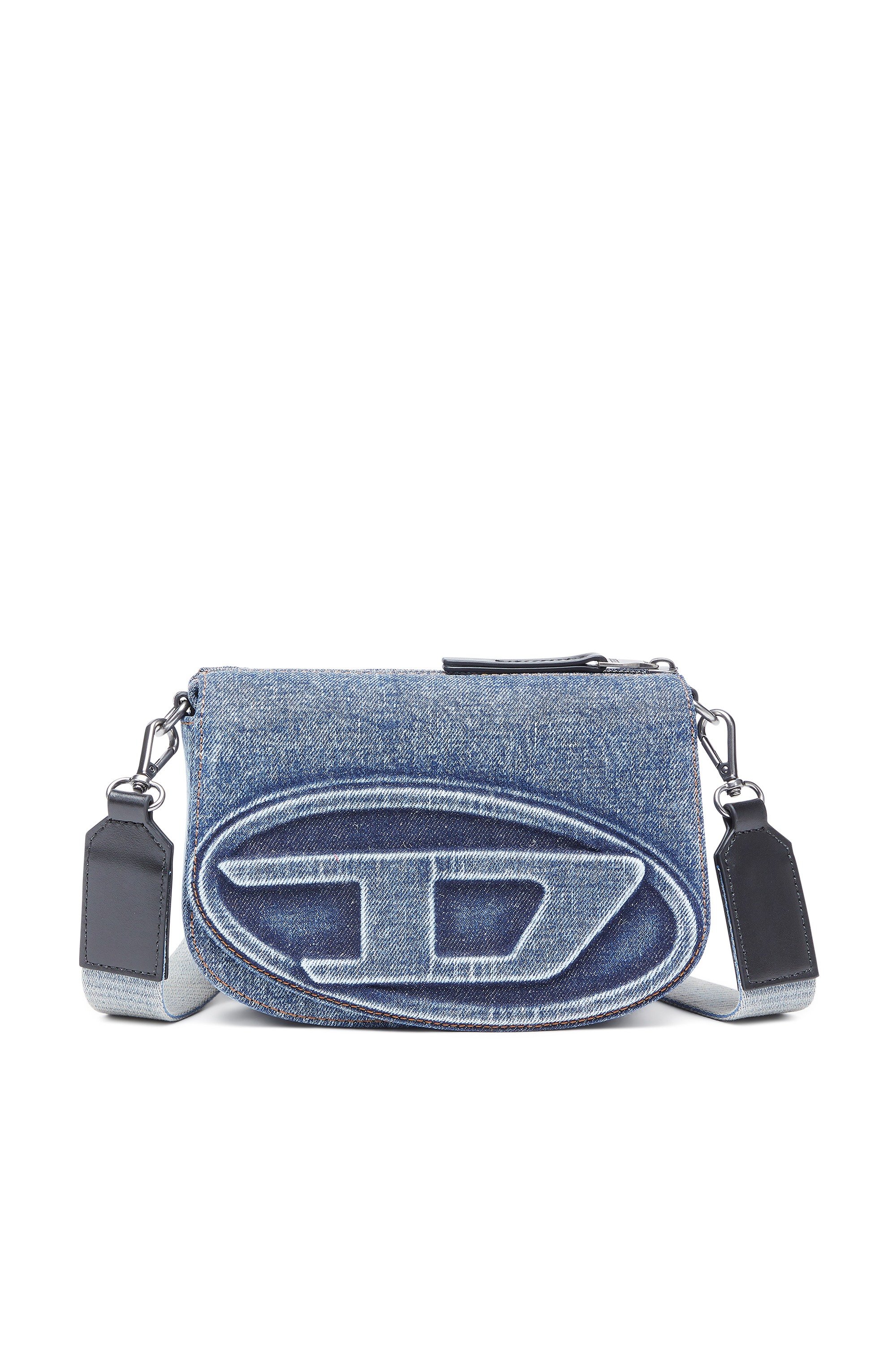 Blue 1DR Camera Bag-Camera bag in solarised denim