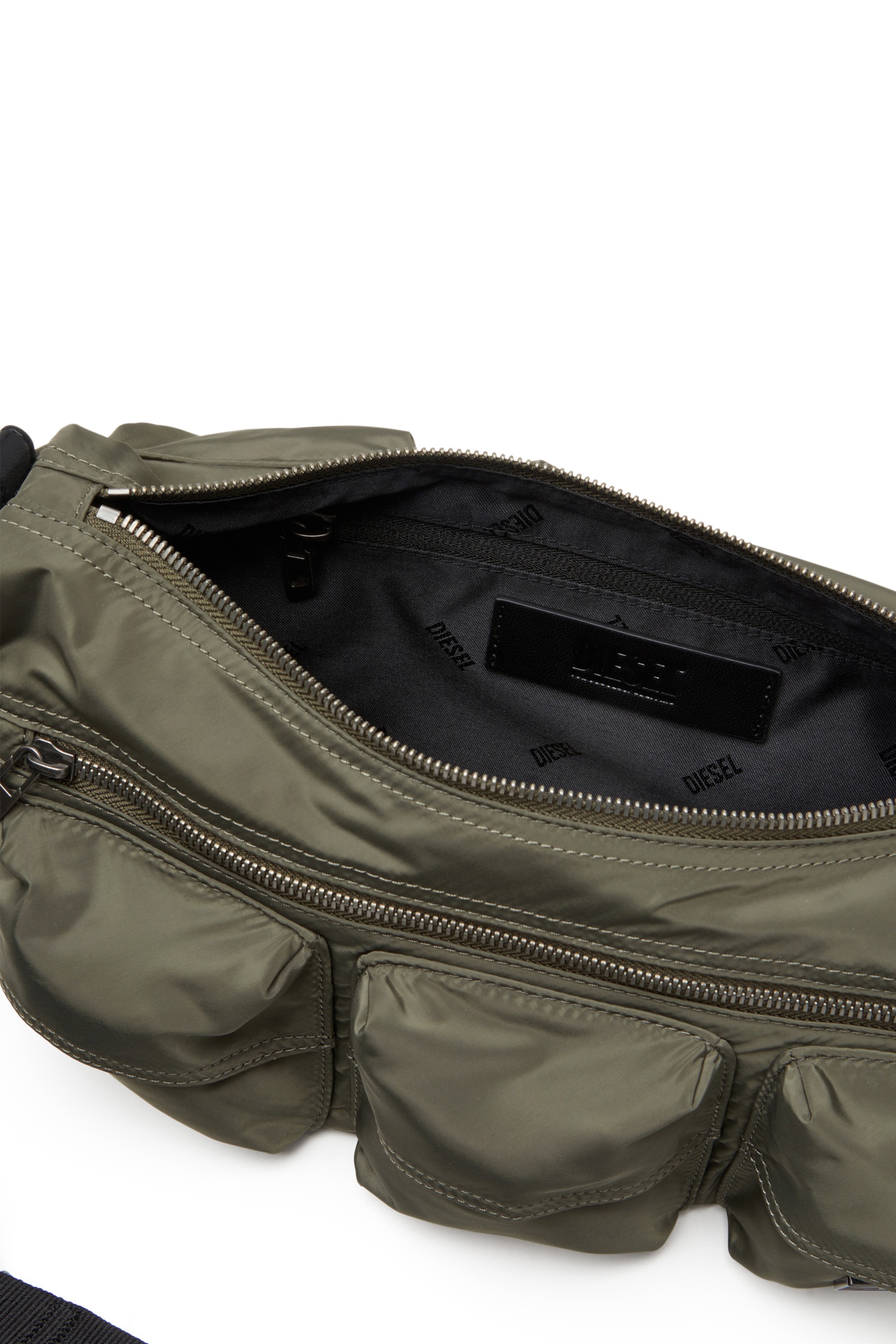 Green Multi-Pkts-Multipocket bag in utilitarian shell