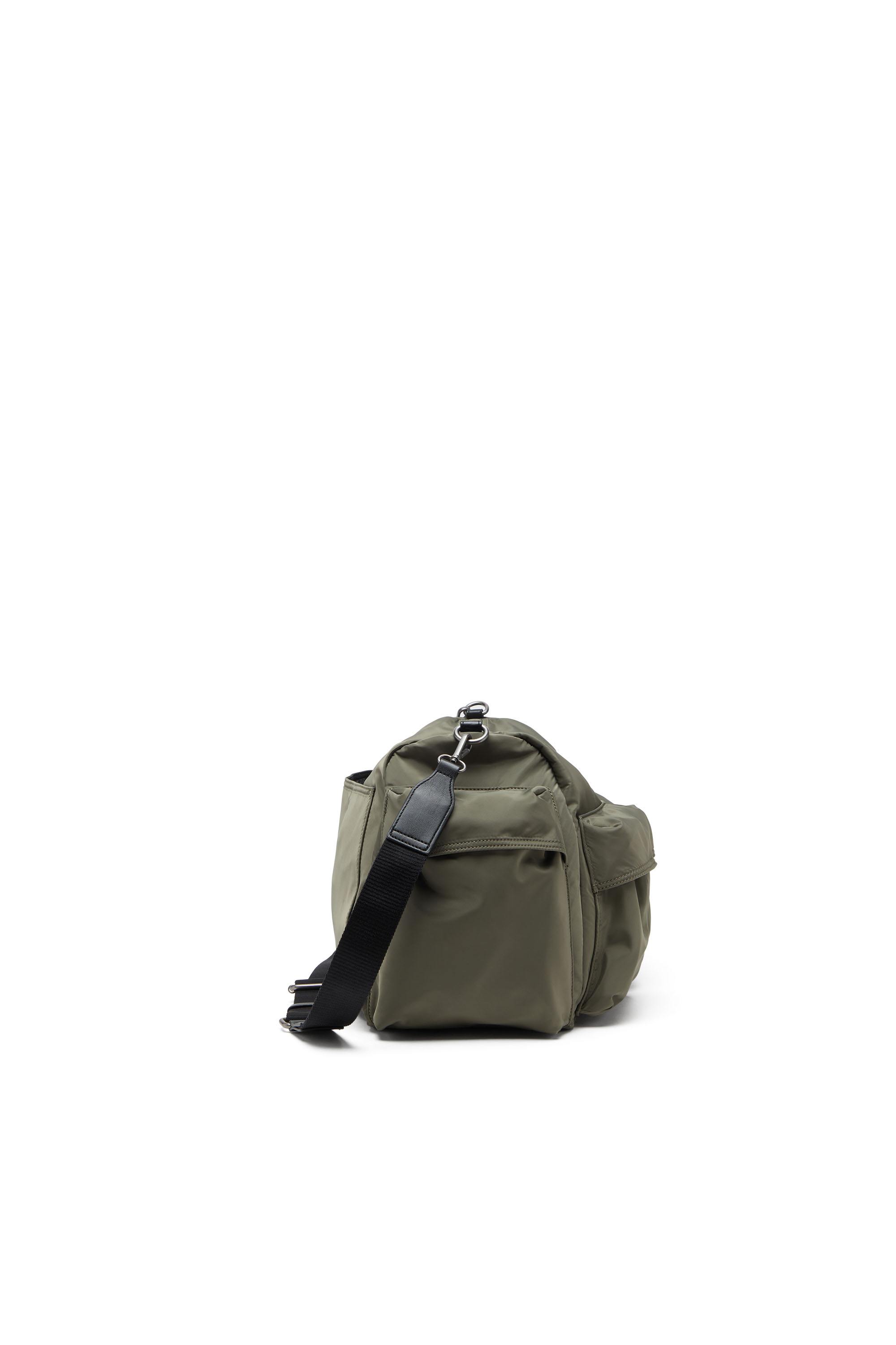 Green Multi-Pkts-Multipocket duffle bag in utilitarian shell