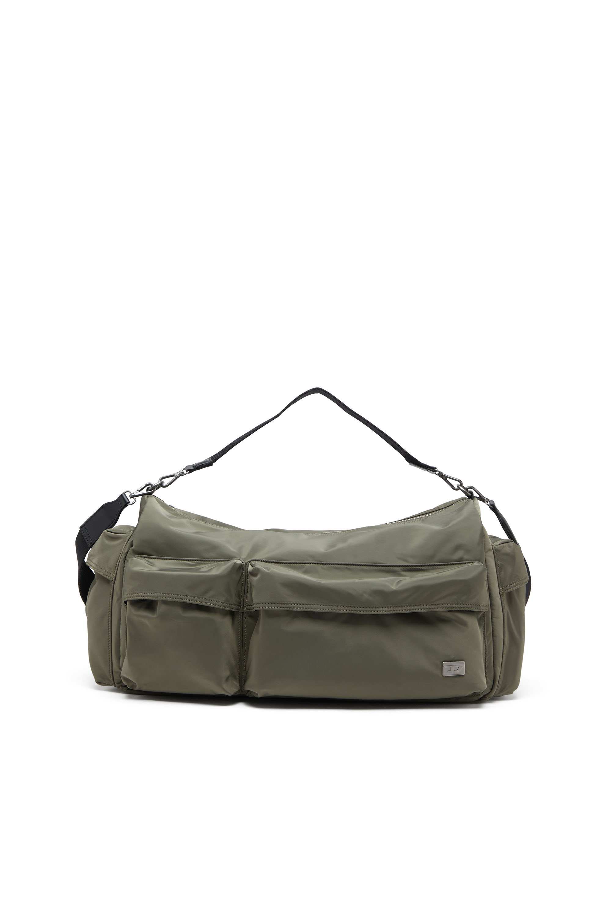 Green Multi-Pkts-Multipocket duffle bag in utilitarian shell