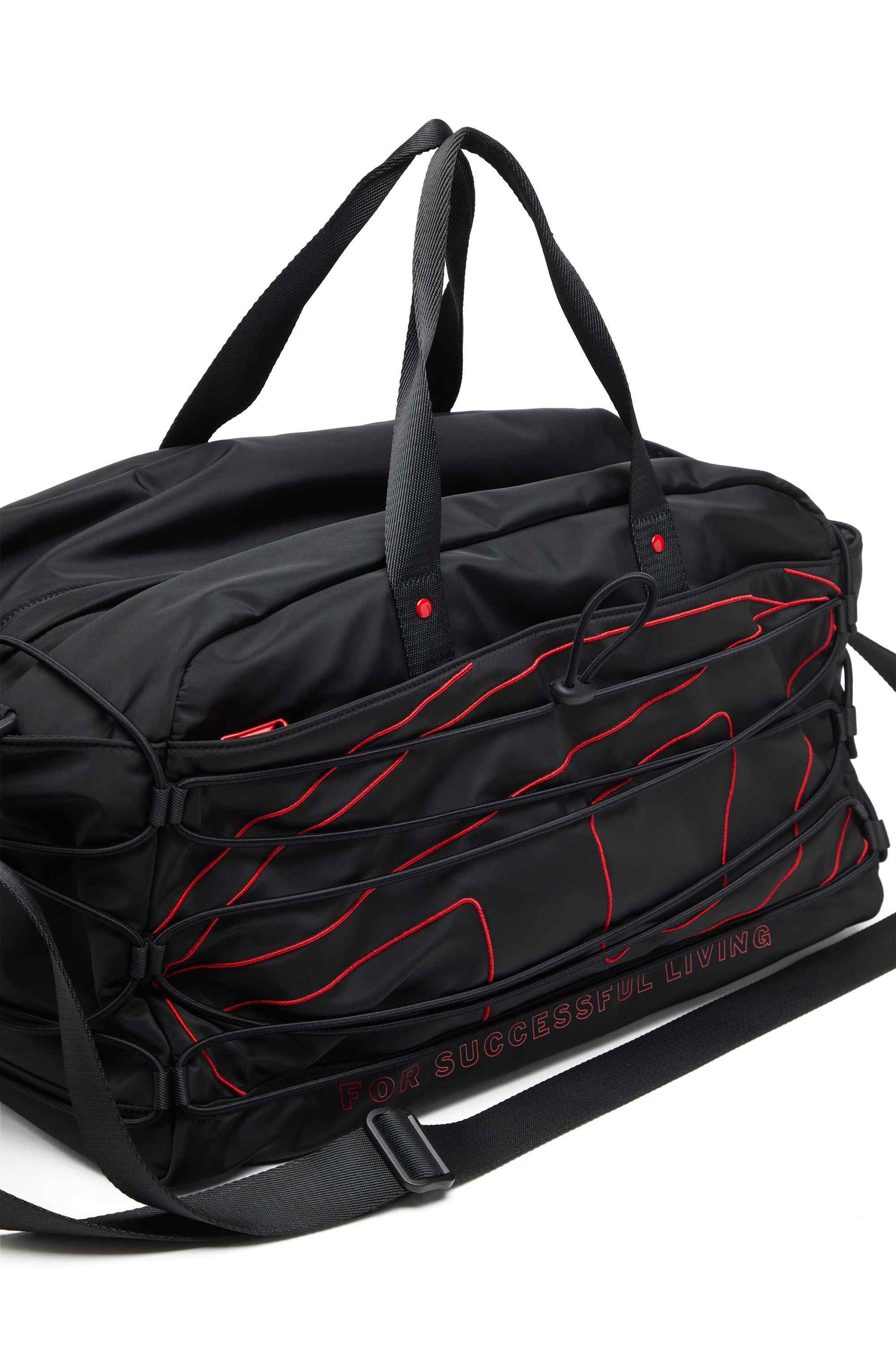 Black Tech-D-Nylon duffle bag with Oval D embroidery