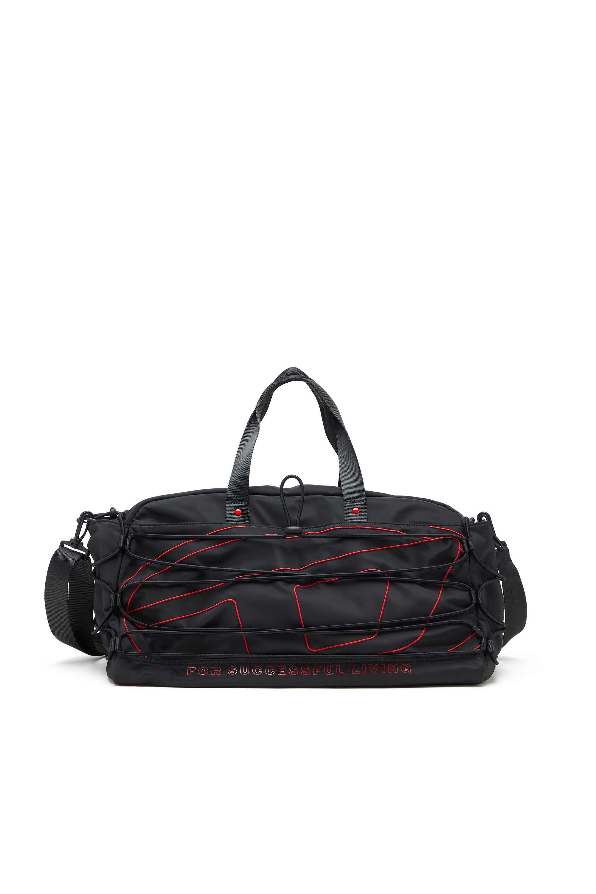 Black Tech-D-Nylon duffle bag with Oval D embroidery