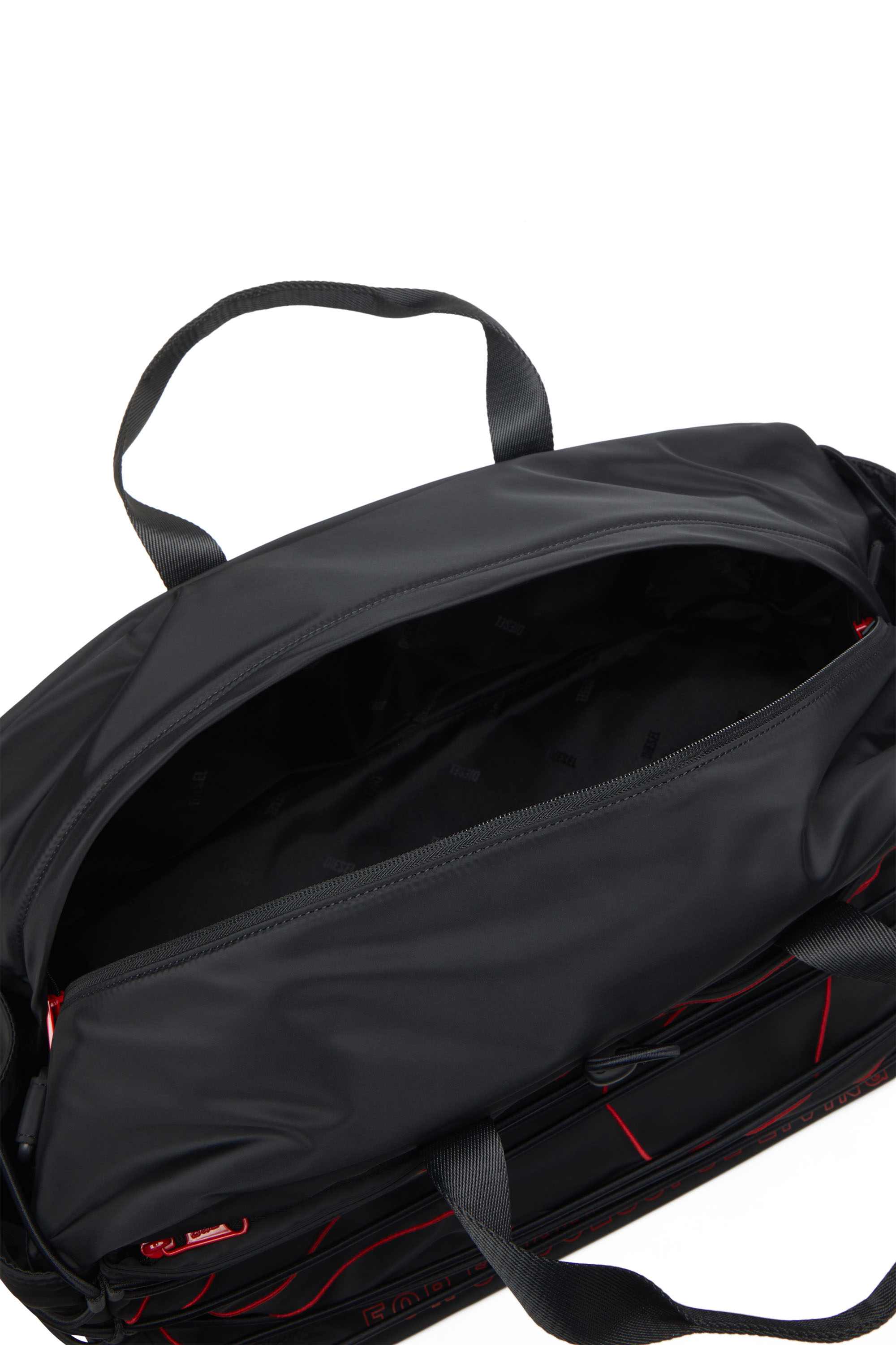 Black Tech-D-Nylon duffle bag with Oval D embroidery
