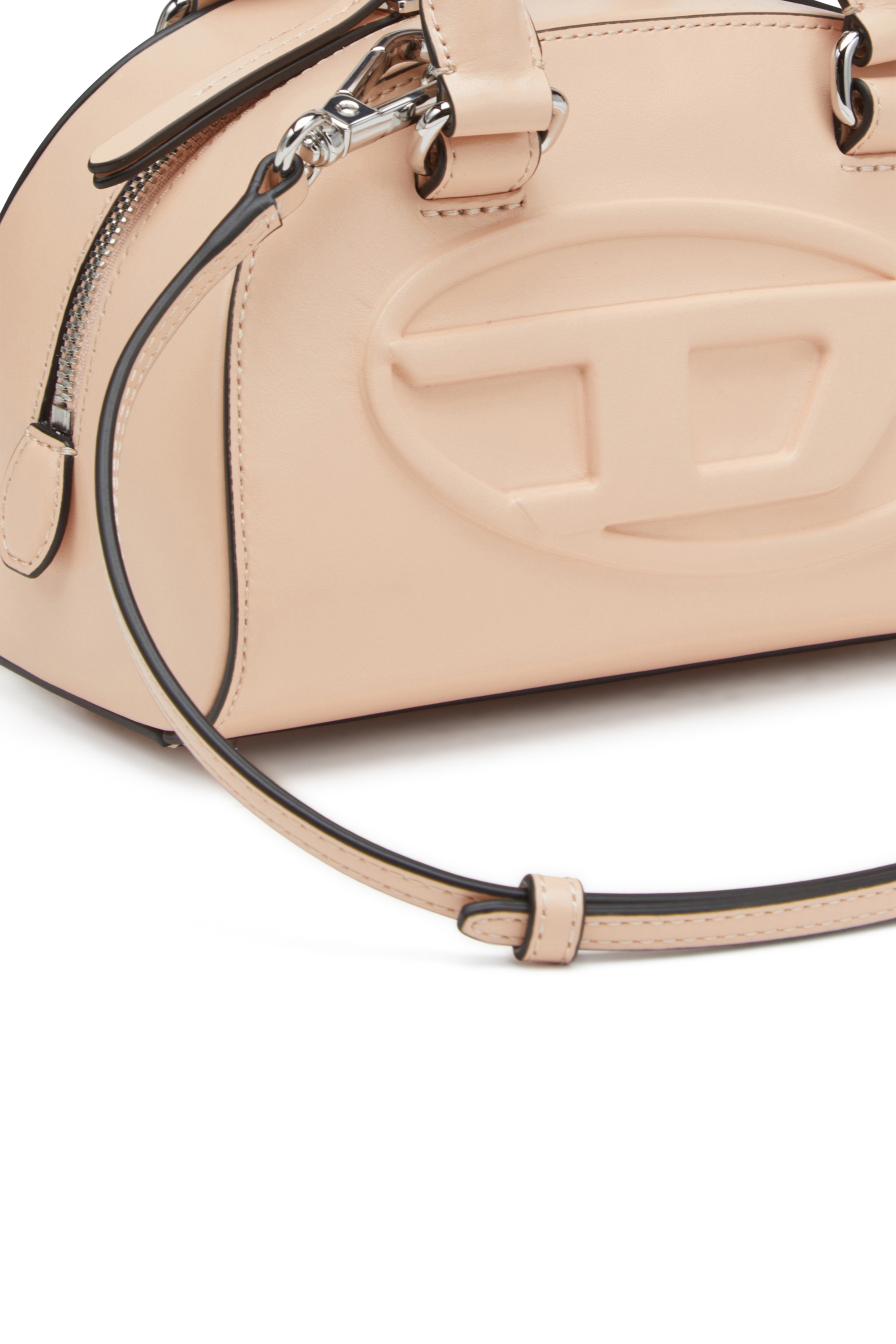 Nude 1DR Dome-Leather mini bowling bag