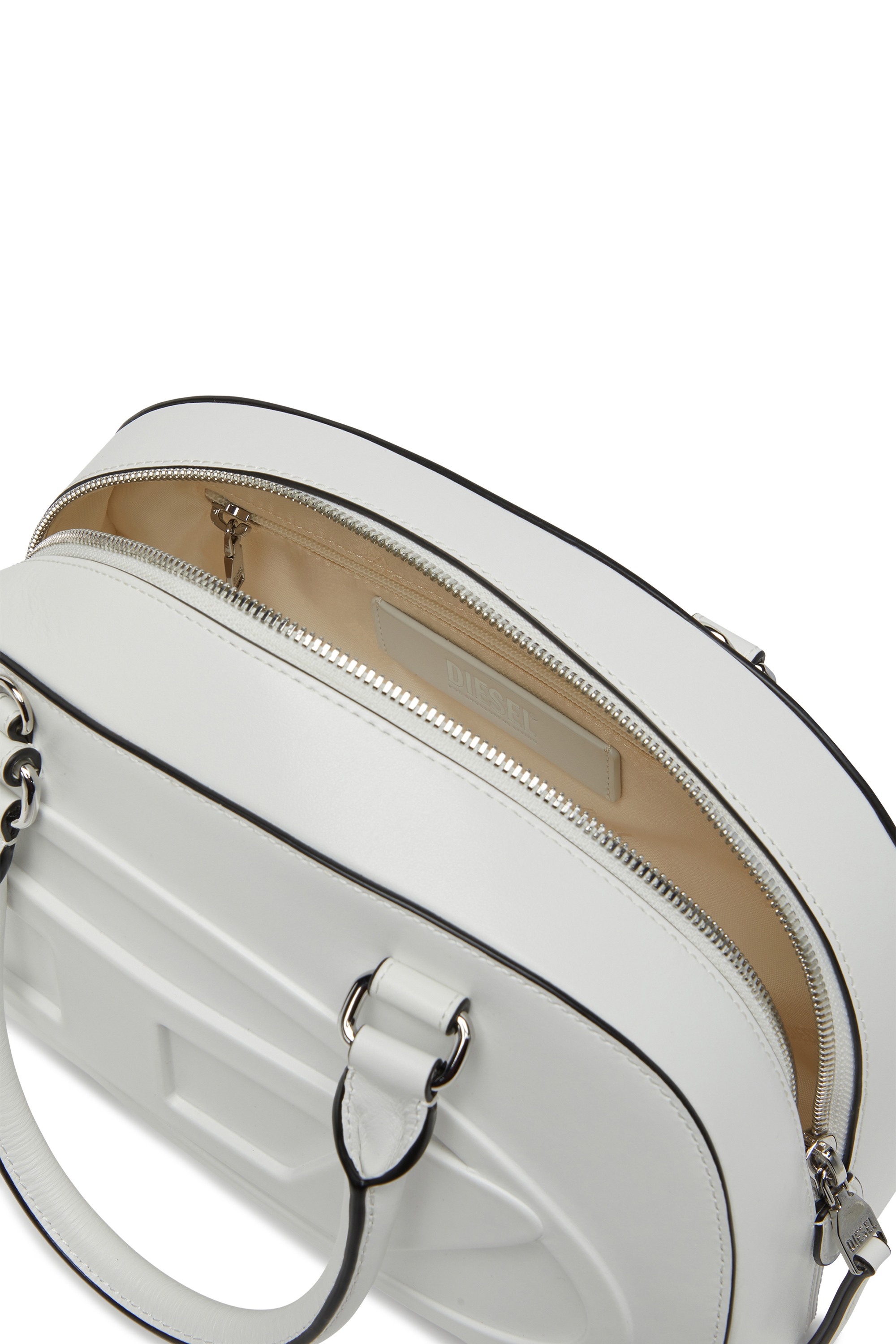White 1DR Dome-Leather bowling bag