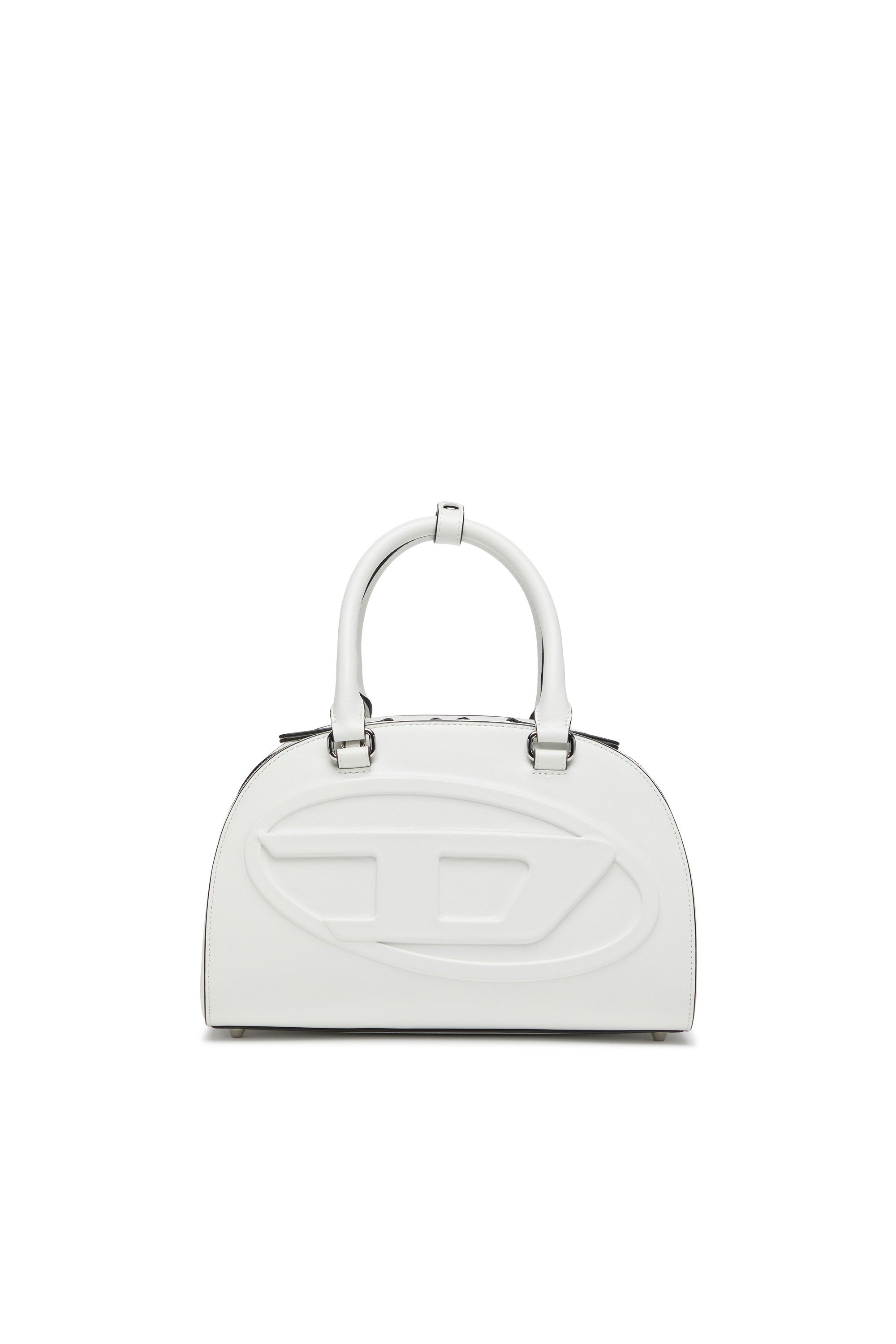 White 1DR Dome-Leather bowling bag