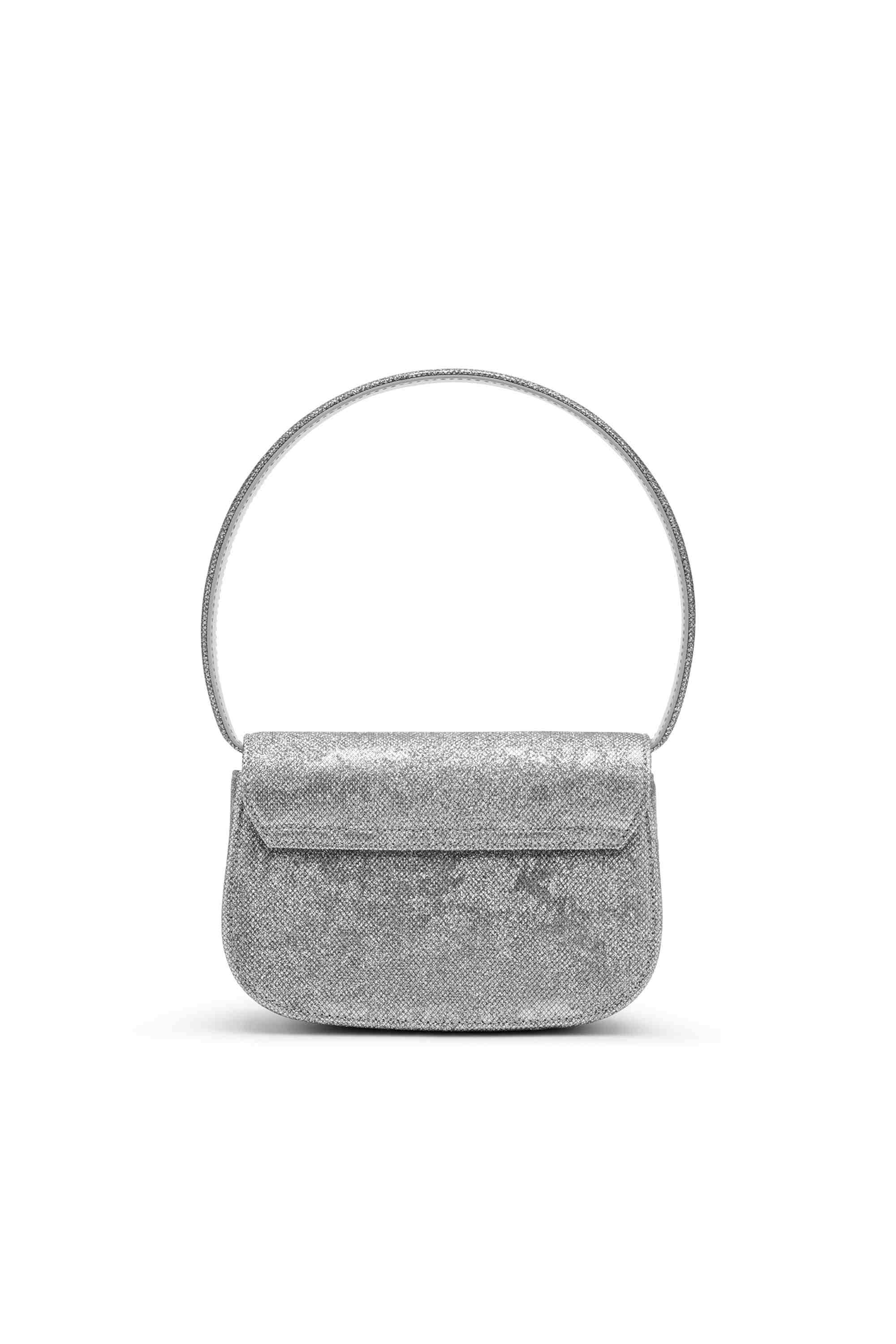 Silver 1DR-Iconic 1DR bag in glitter-camo Lurex