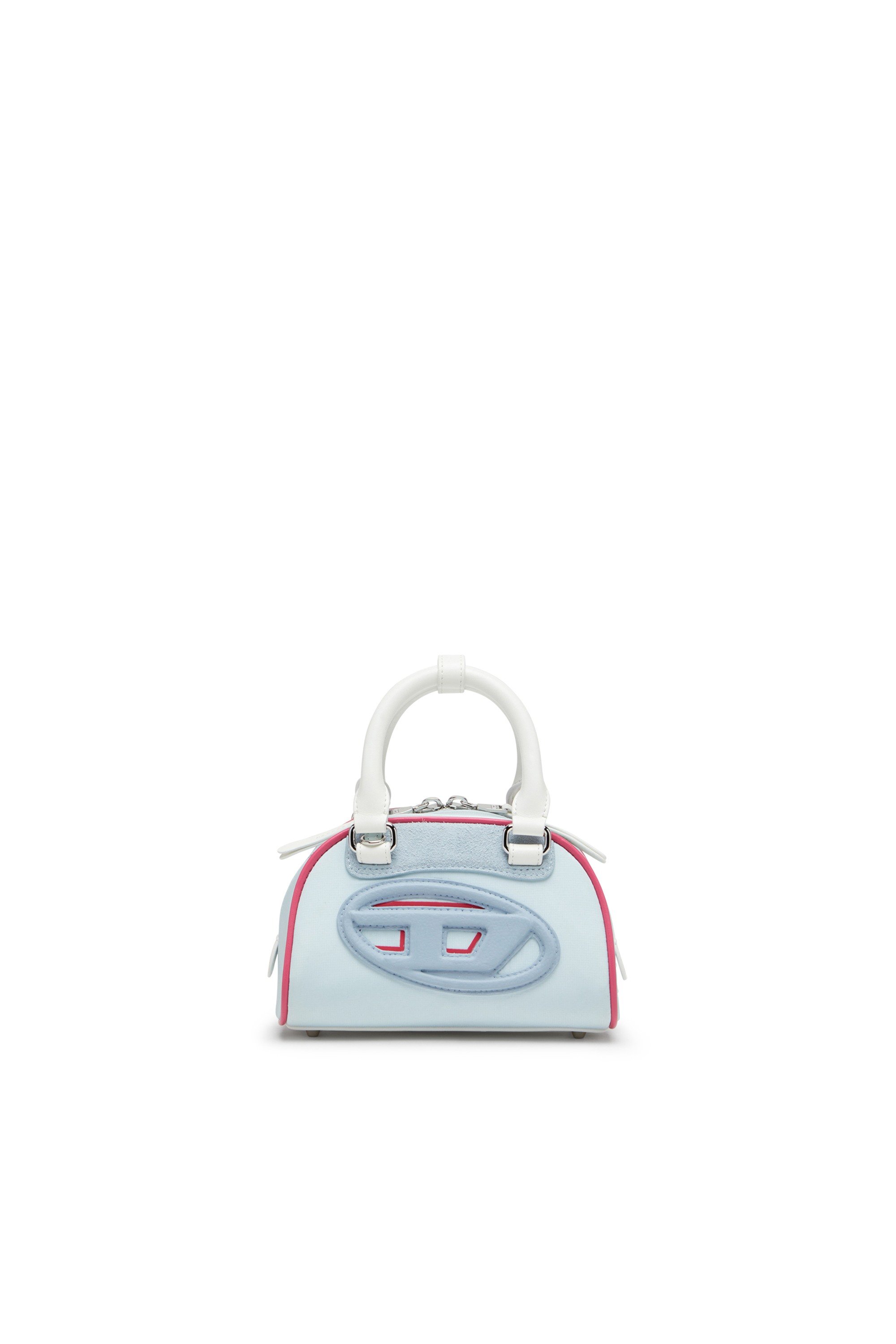 Light Blue 1DR Dome-Colour-block mini bowling bag