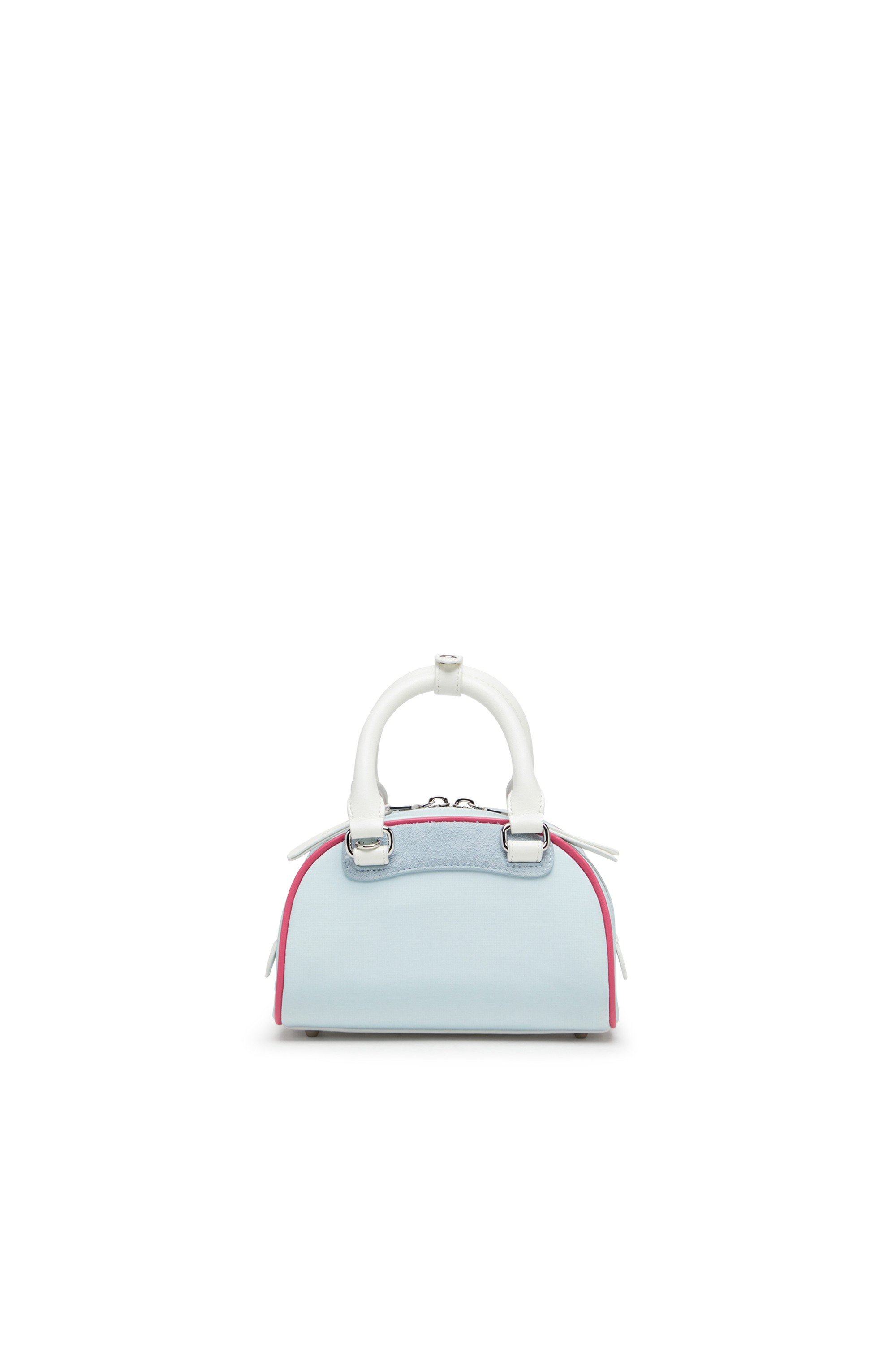 Light Blue 1DR Dome-Colour-block mini bowling bag