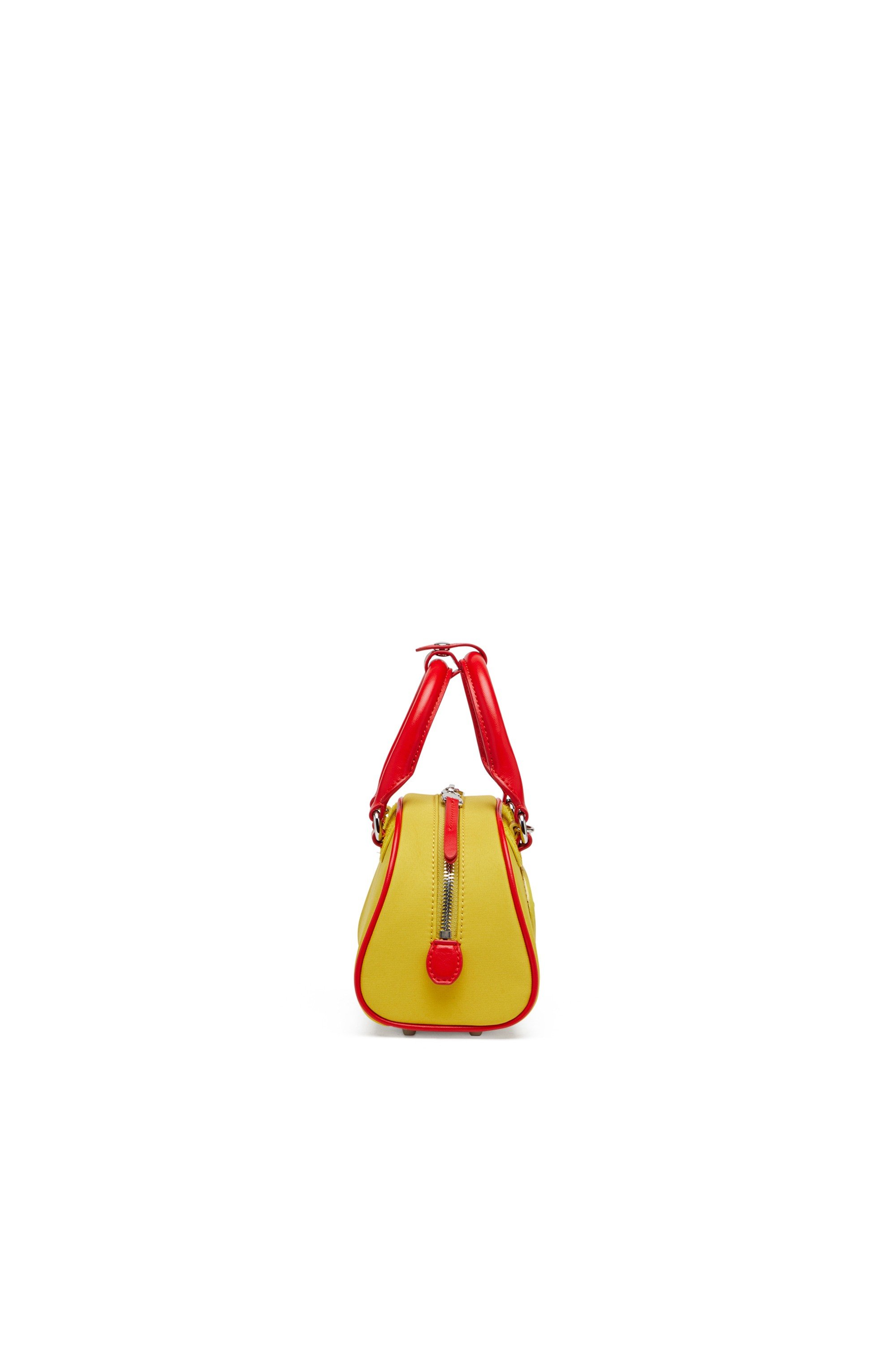 Yellow 1DR Dome-Colour-block mini bowling bag