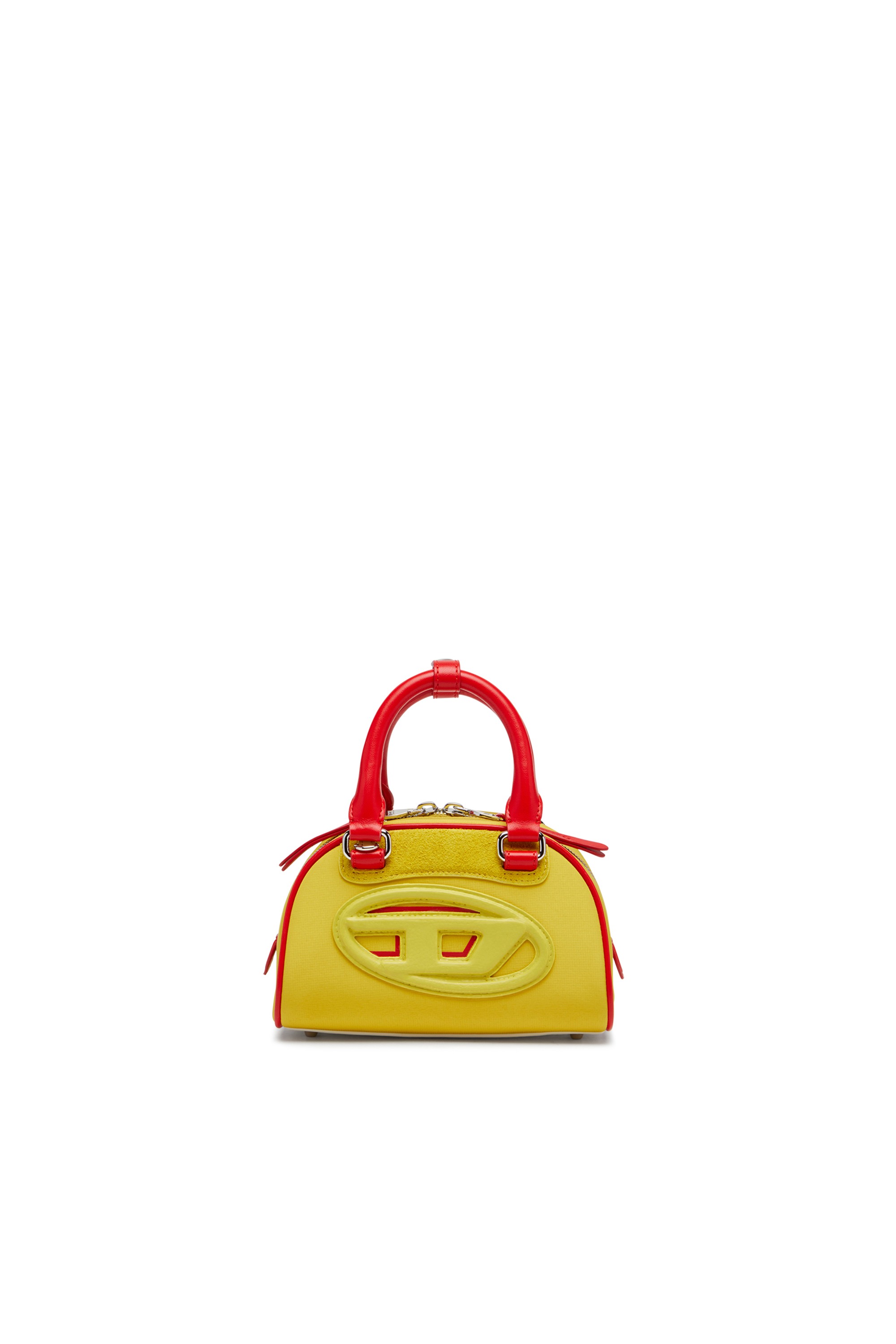 Yellow 1DR Dome-Colour-block mini bowling bag