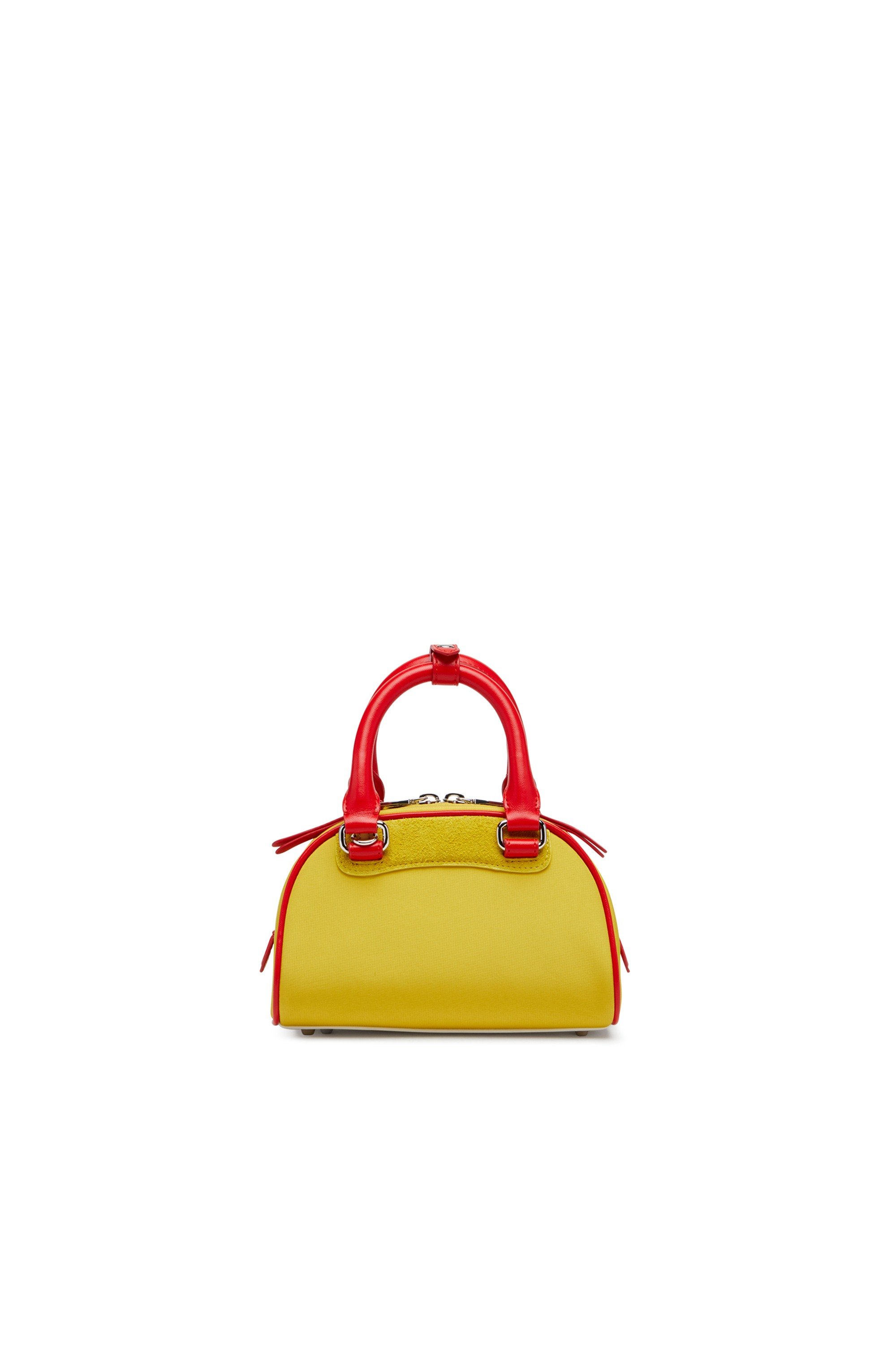 Yellow 1DR Dome-Colour-block mini bowling bag