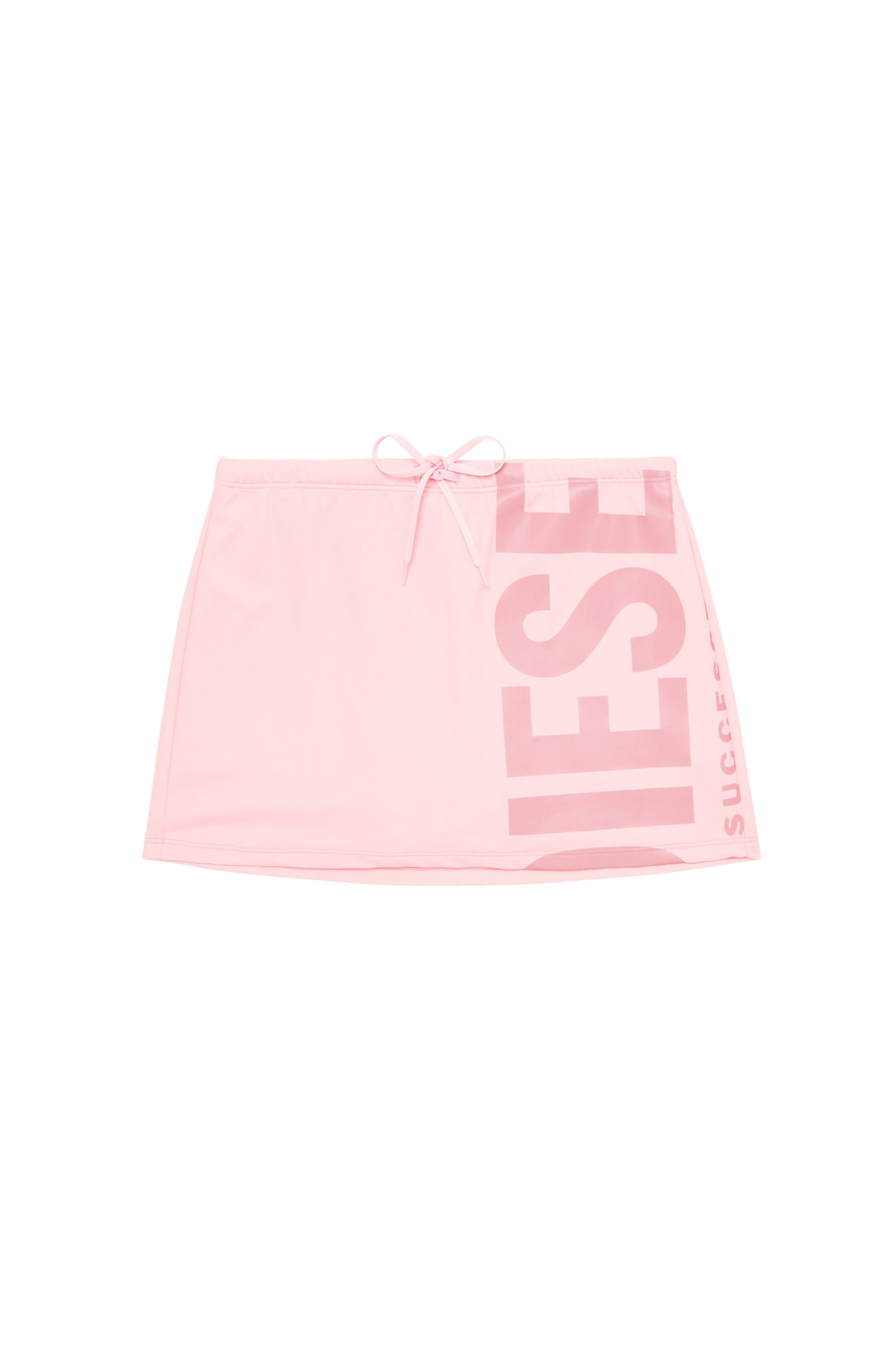 Pink Beach skirt with maxi logo