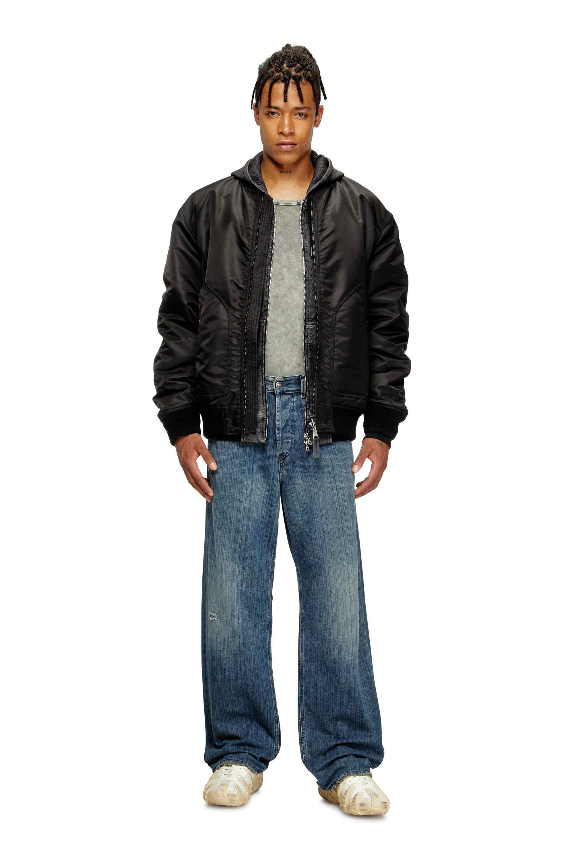 Black Relaxed Jeans - 2001 D-Macro