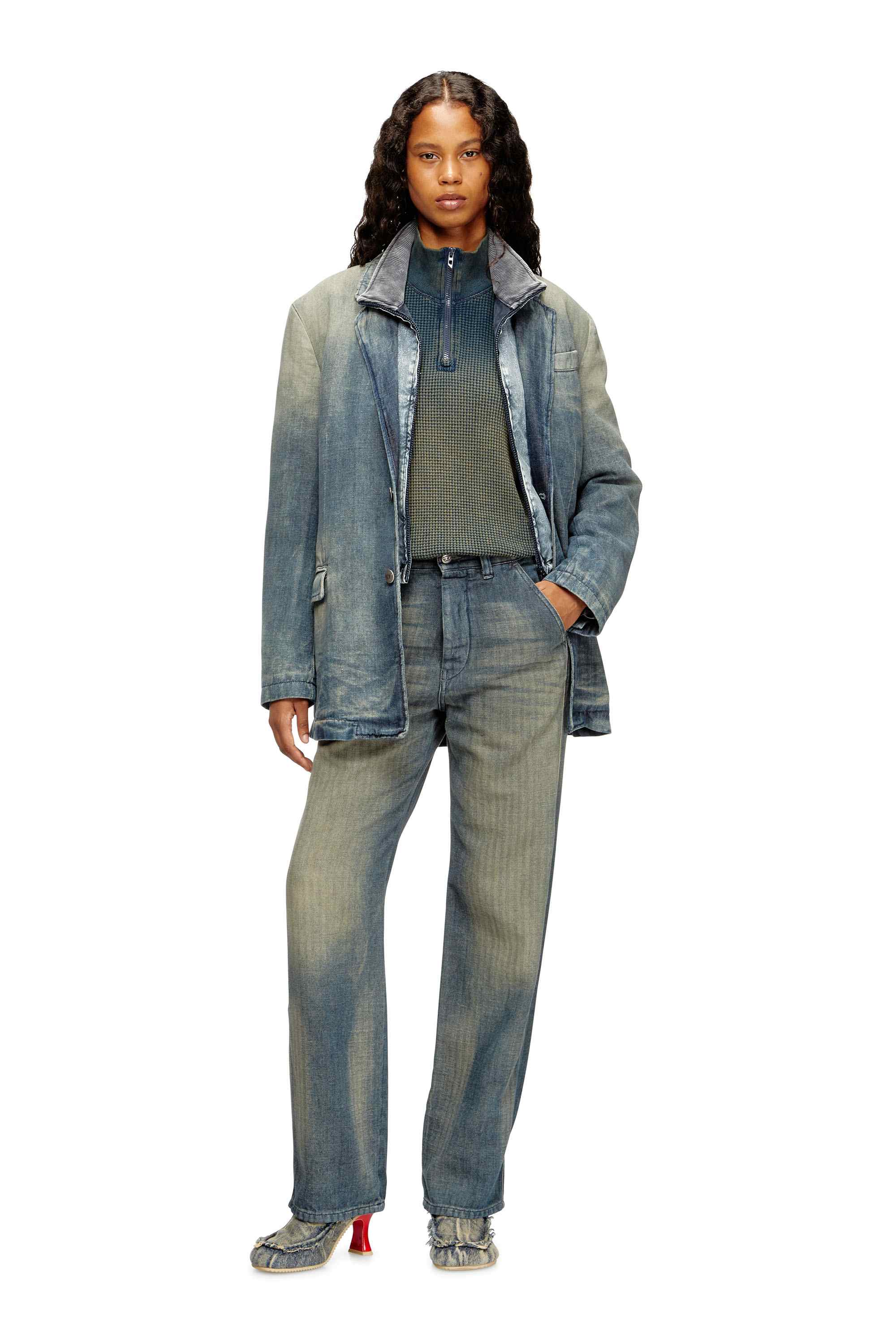 Blue Regular Jeans - D-Phant-chino