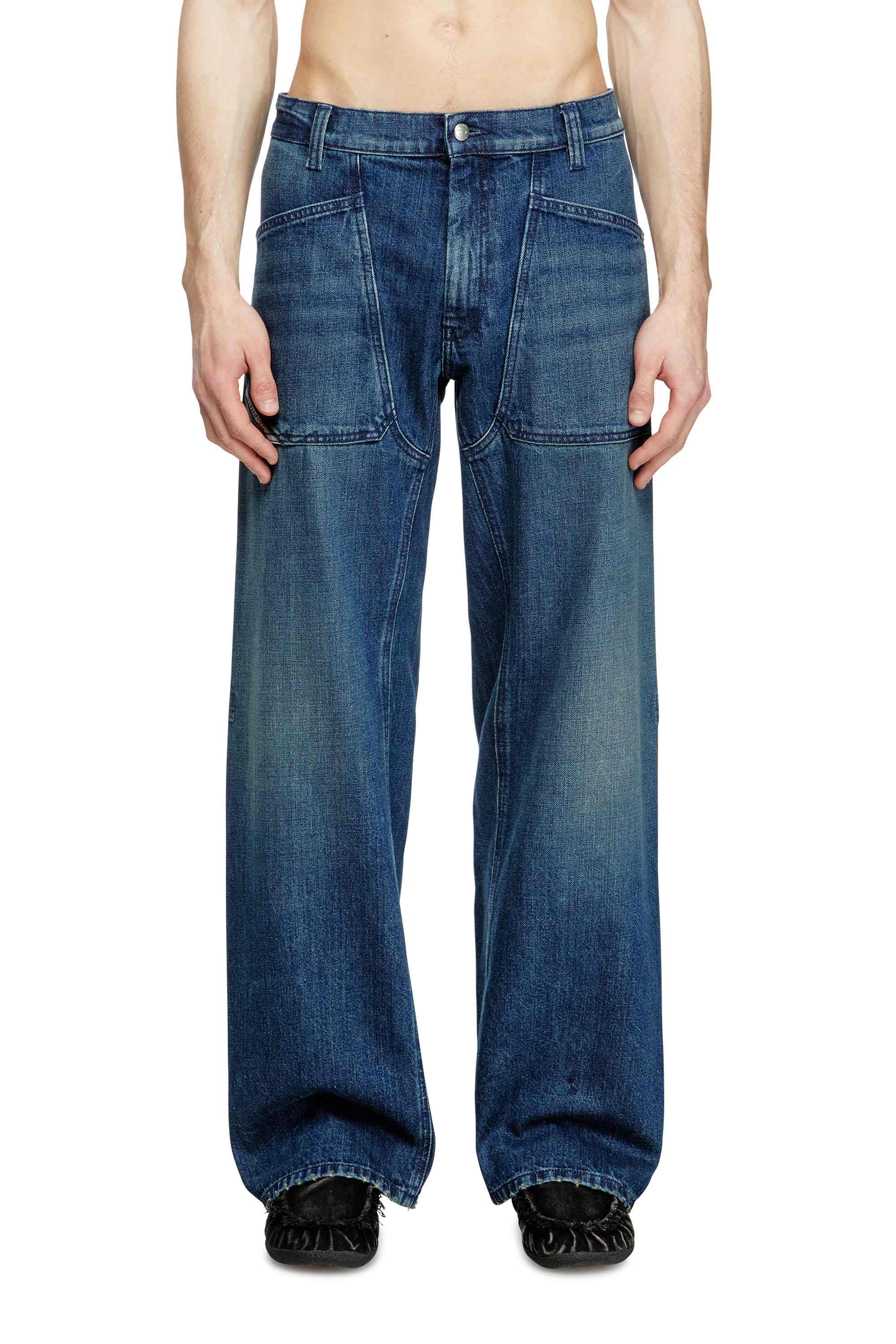Black Relaxed Jeans - D-Zeta