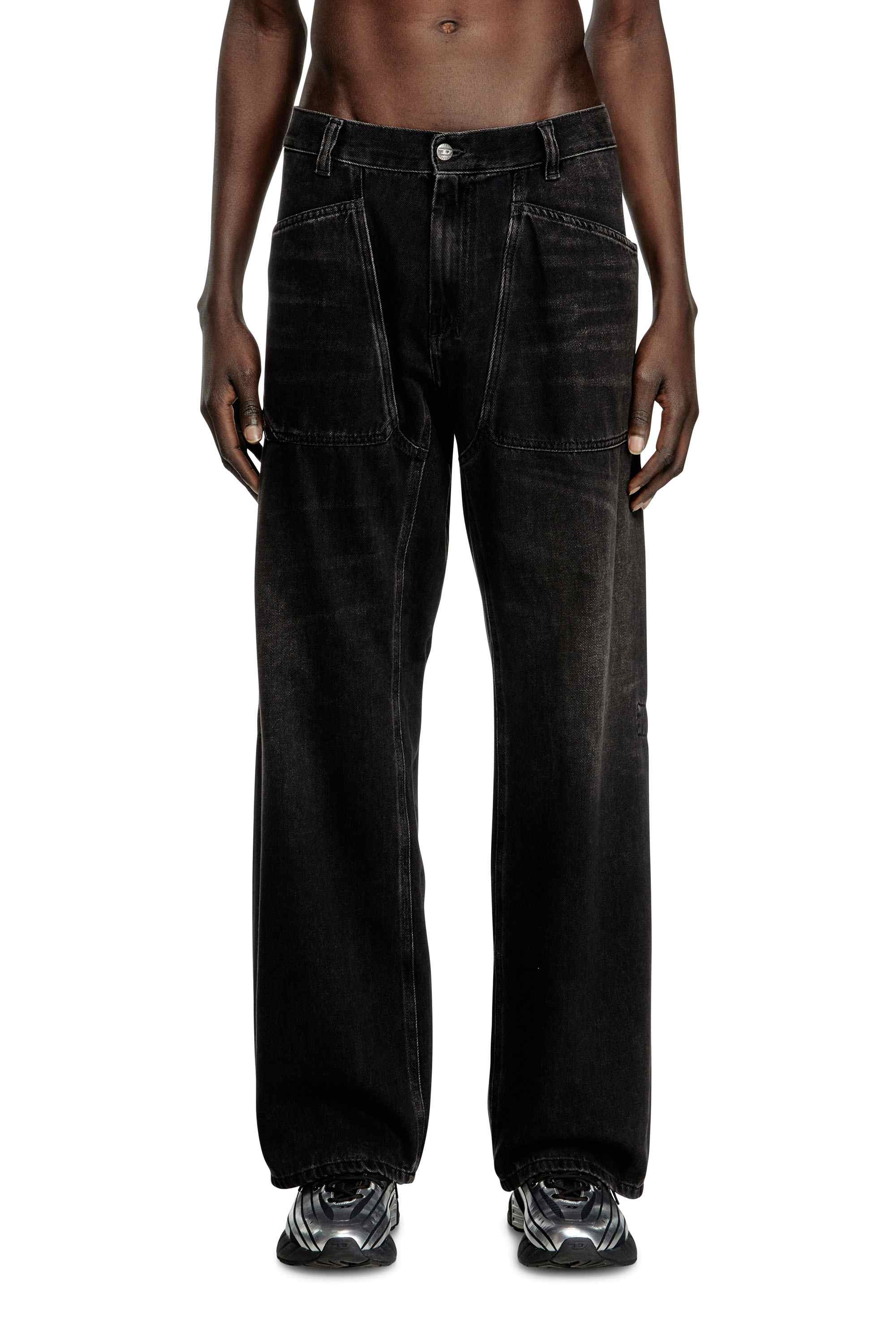 Black Relaxed Jeans - D-Zeta