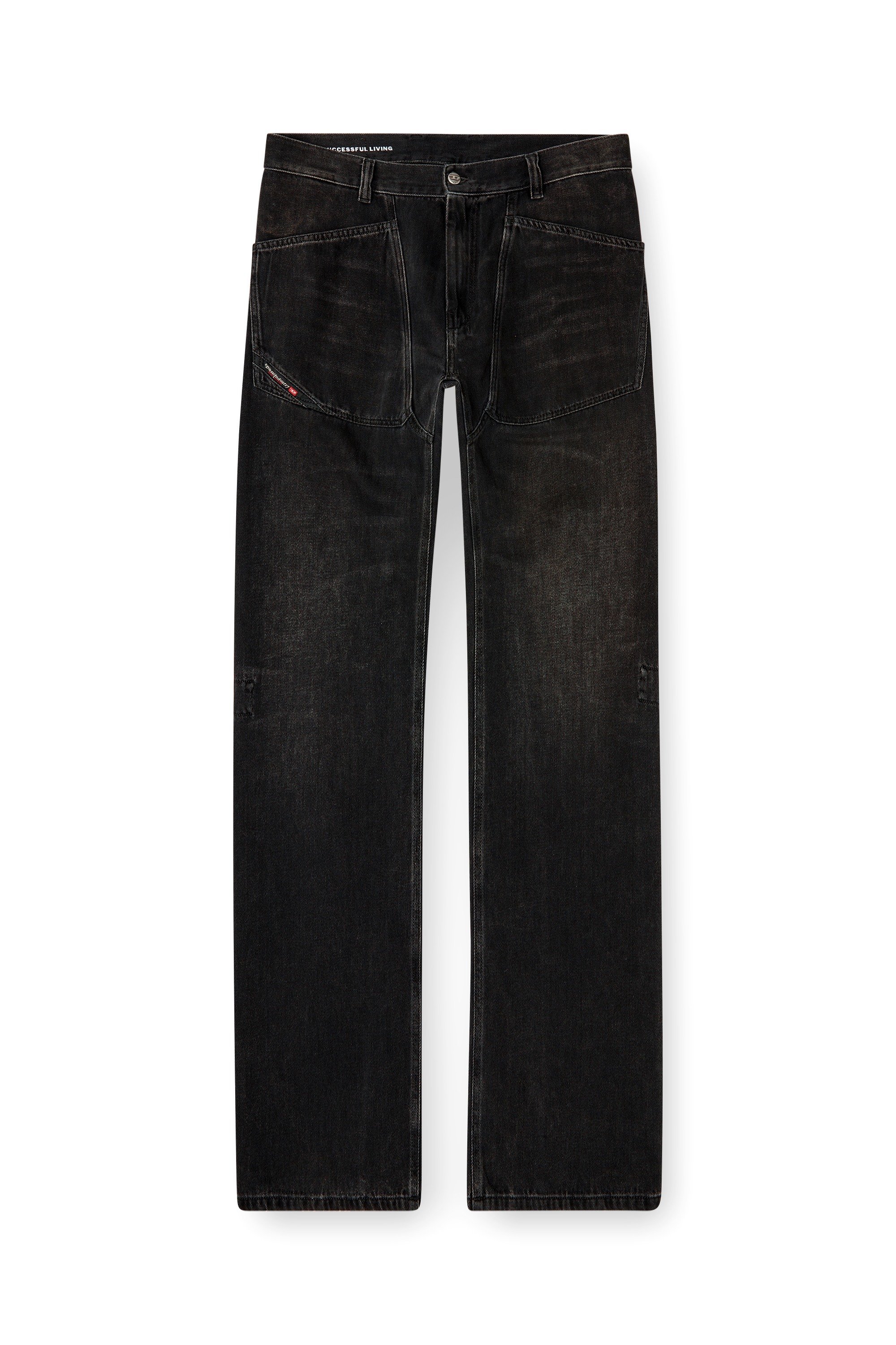 Black Relaxed Jeans - D-Zeta
