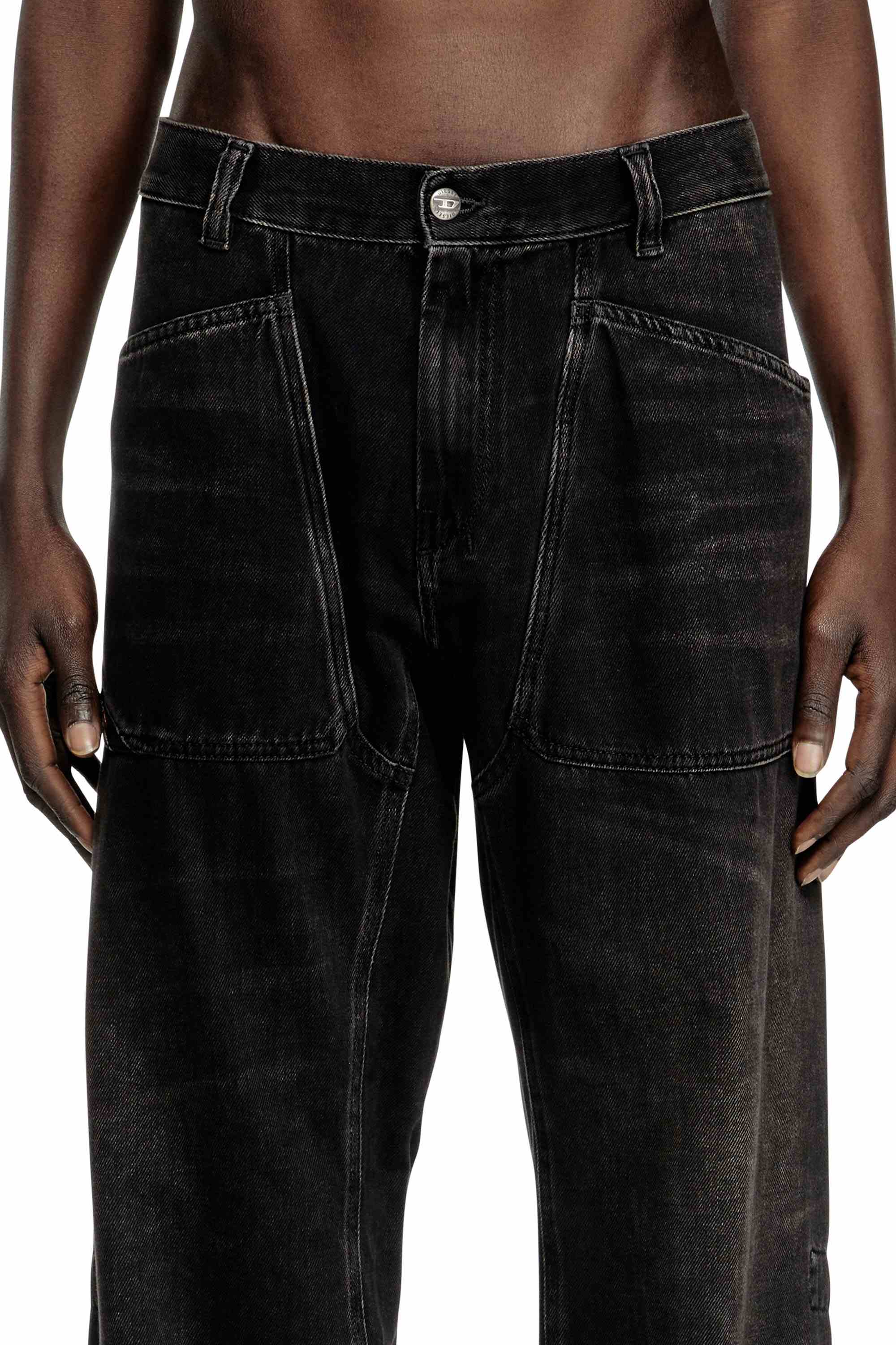 Black Relaxed Jeans - D-Zeta