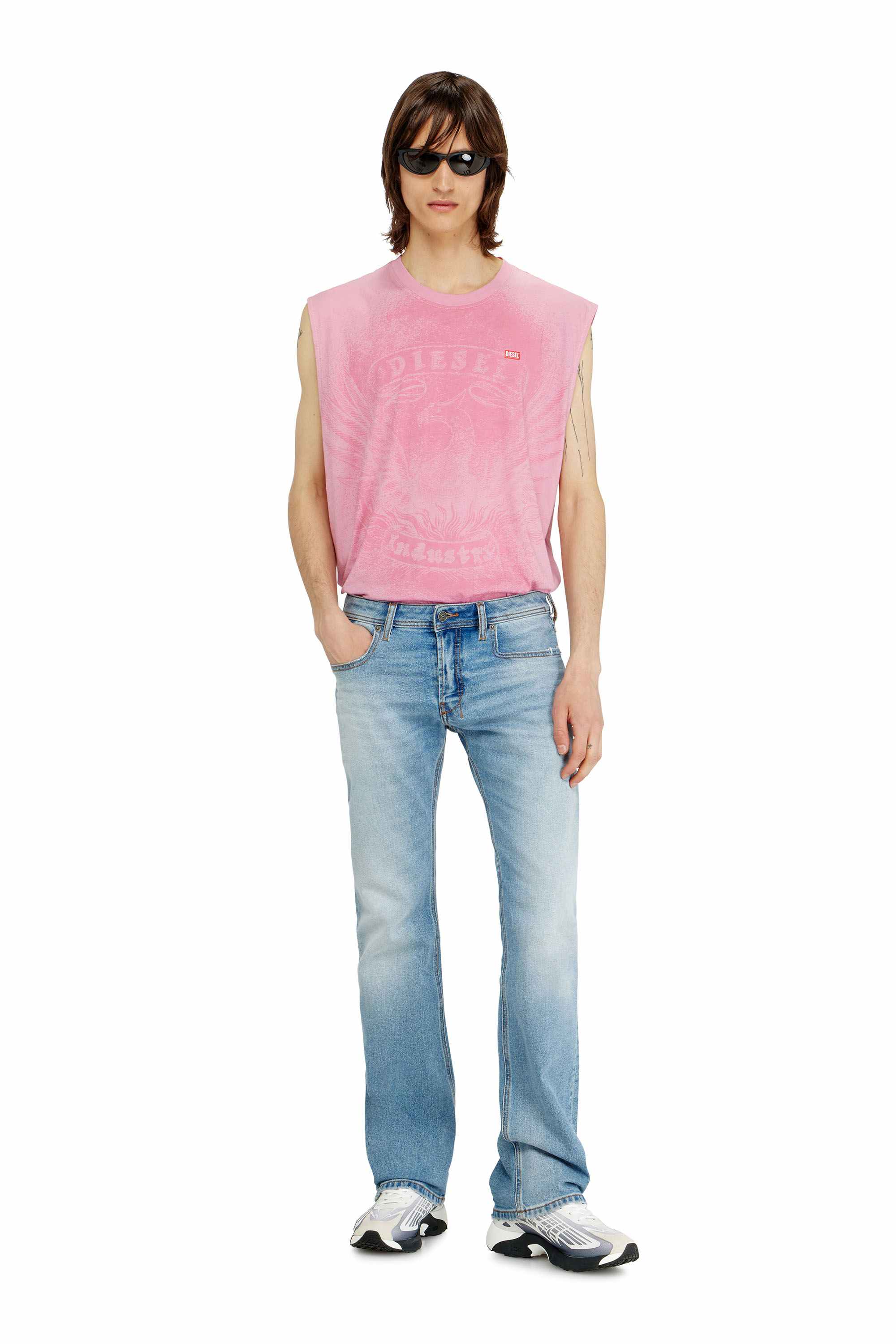 Light blue Bootcut Jeans Low Waist 2007 Zatiny