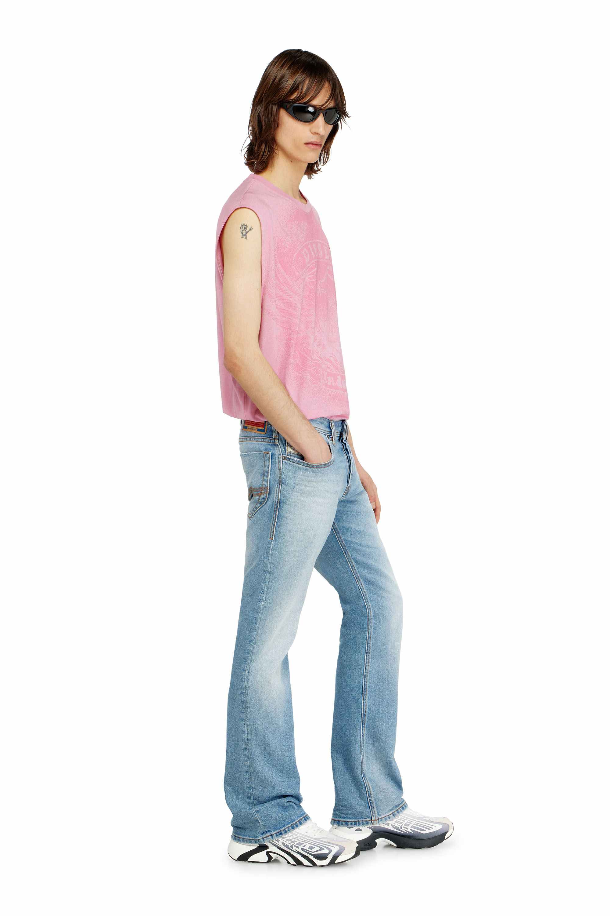Light blue Bootcut Jeans Low Waist 2007 Zatiny