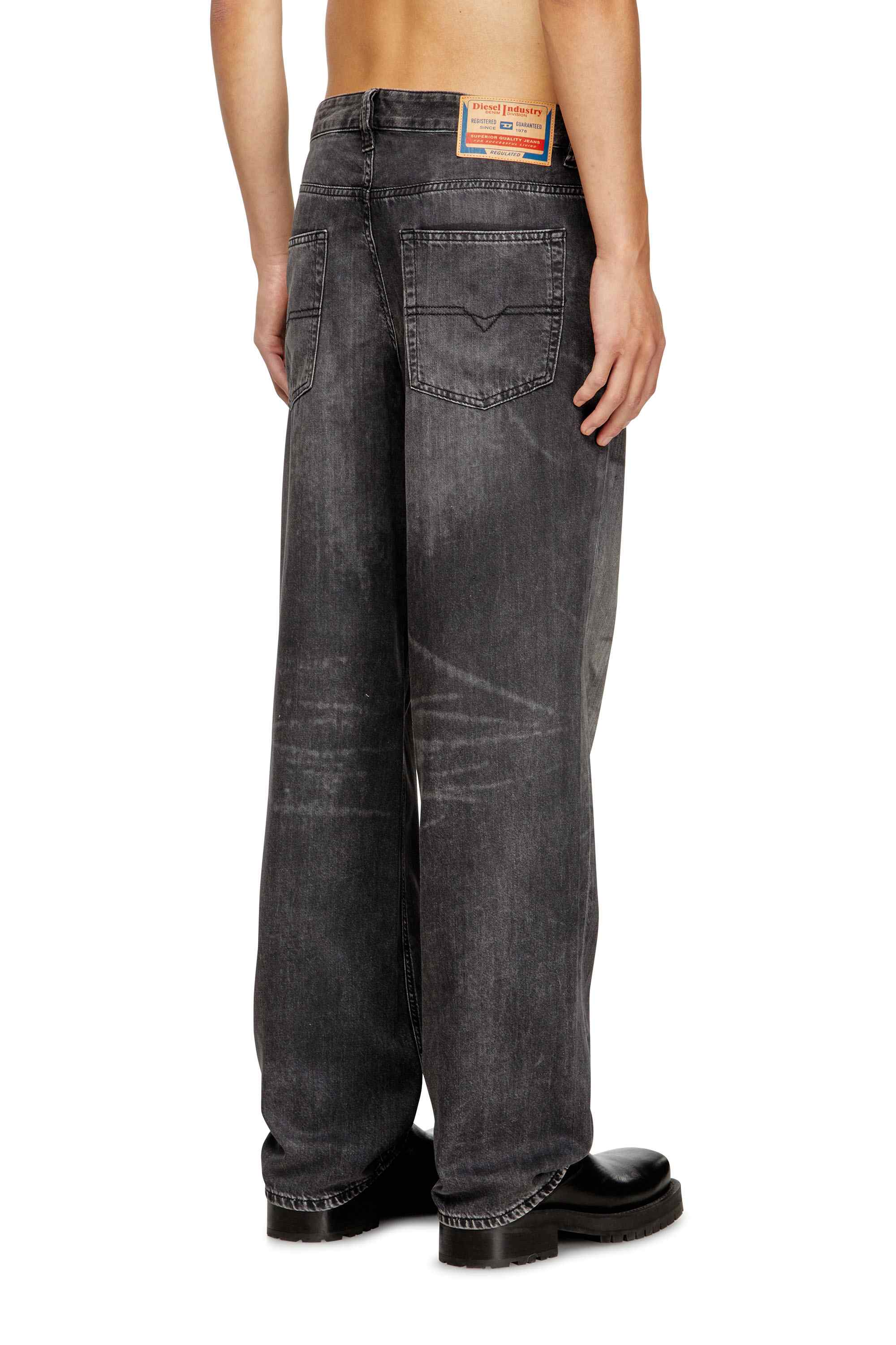 Dark Grey Relaxed Jeans - 2001 D-Macro