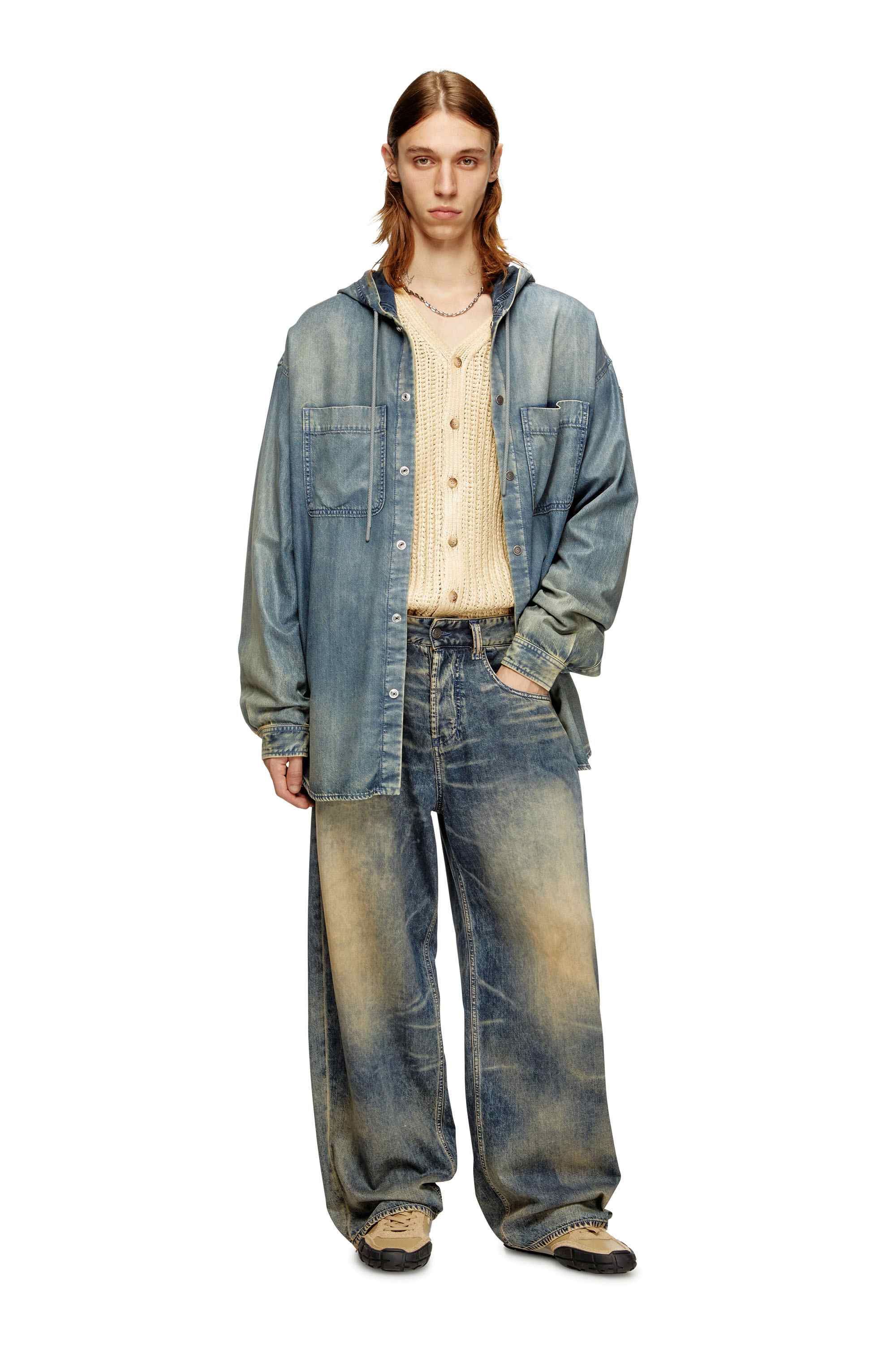 Blue Relaxed Jeans - 1997 D-Enim-M