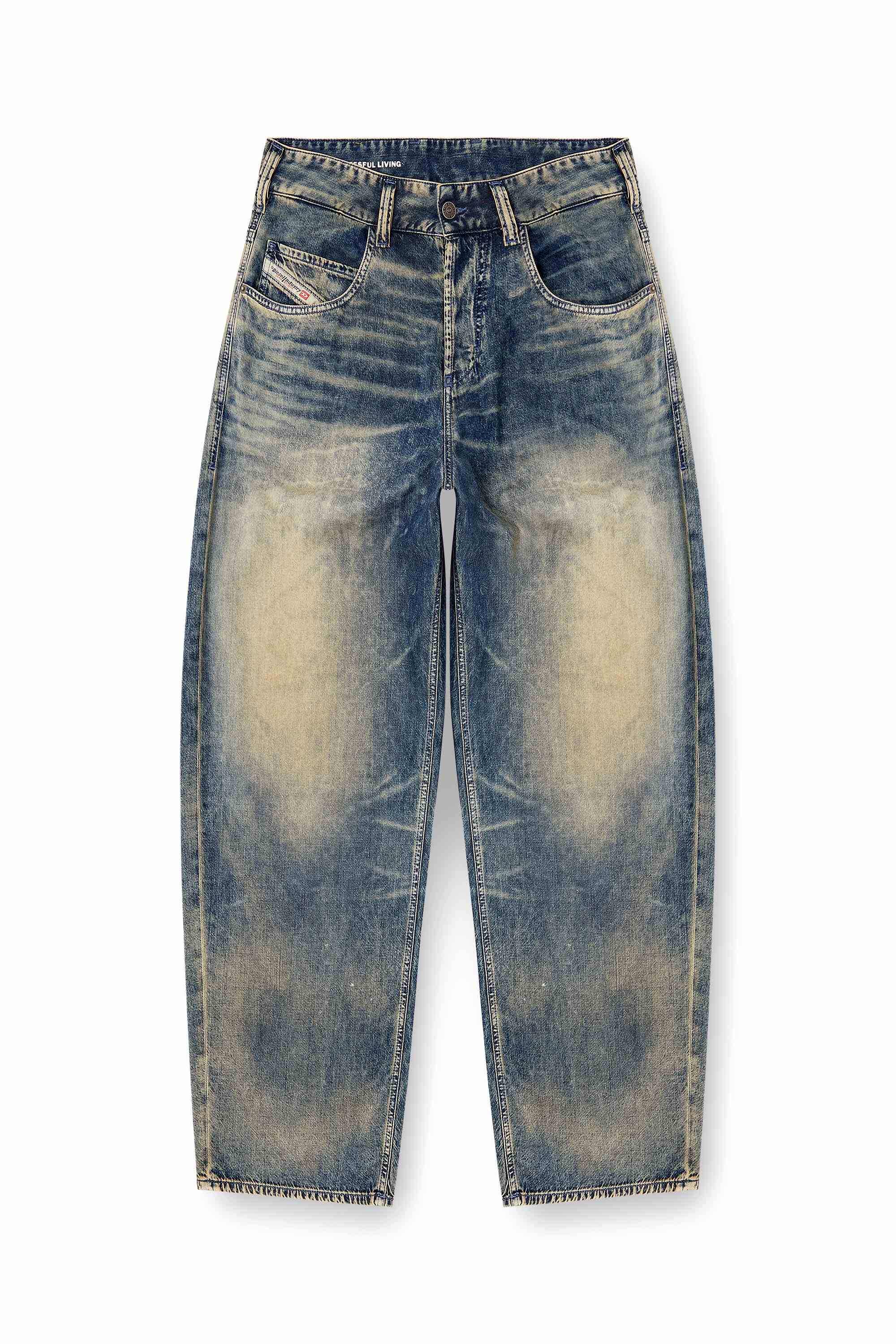 Blue Relaxed Jeans - 1997 D-Enim-M