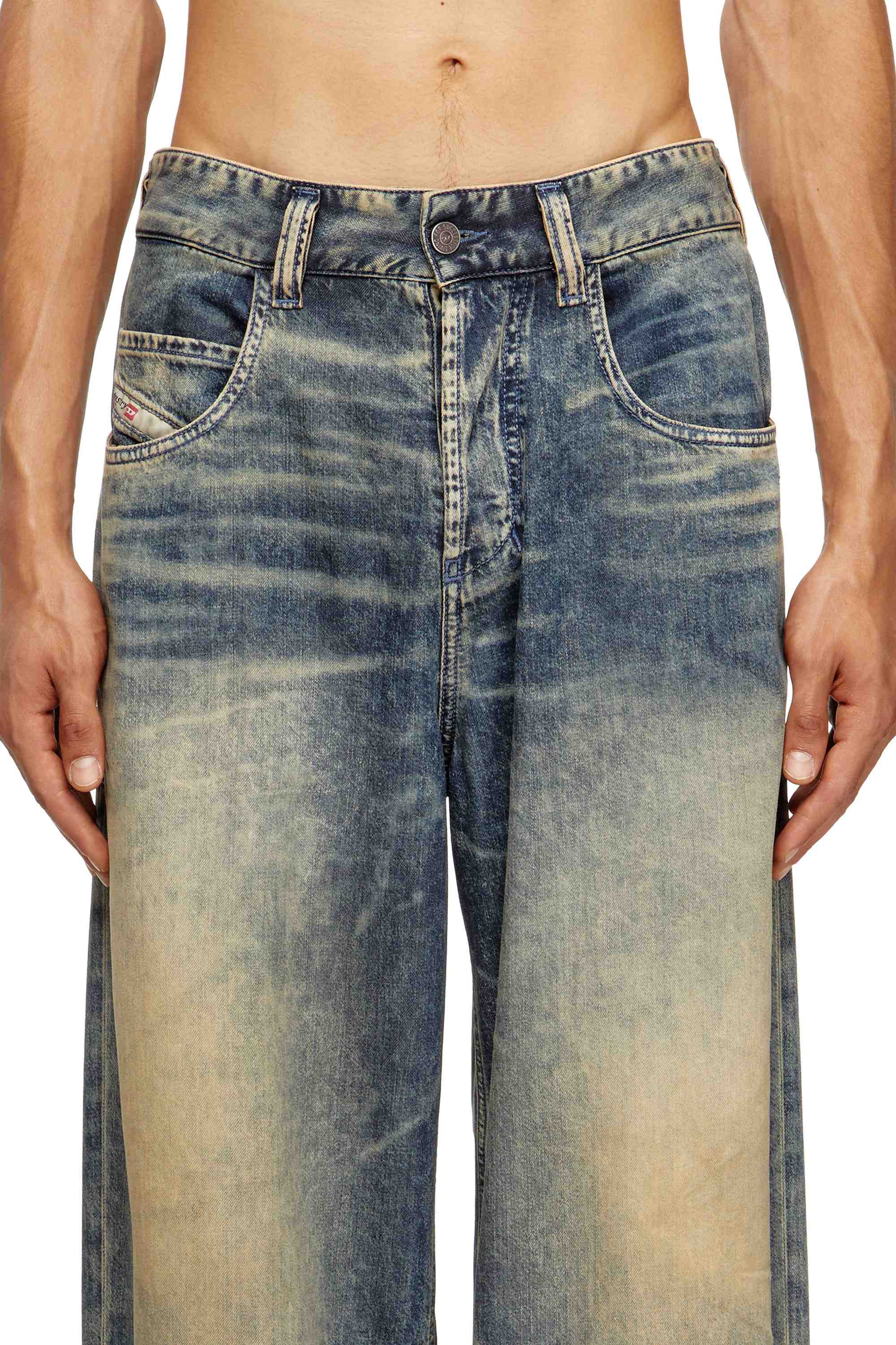 Blue Relaxed Jeans - 1997 D-Enim-M
